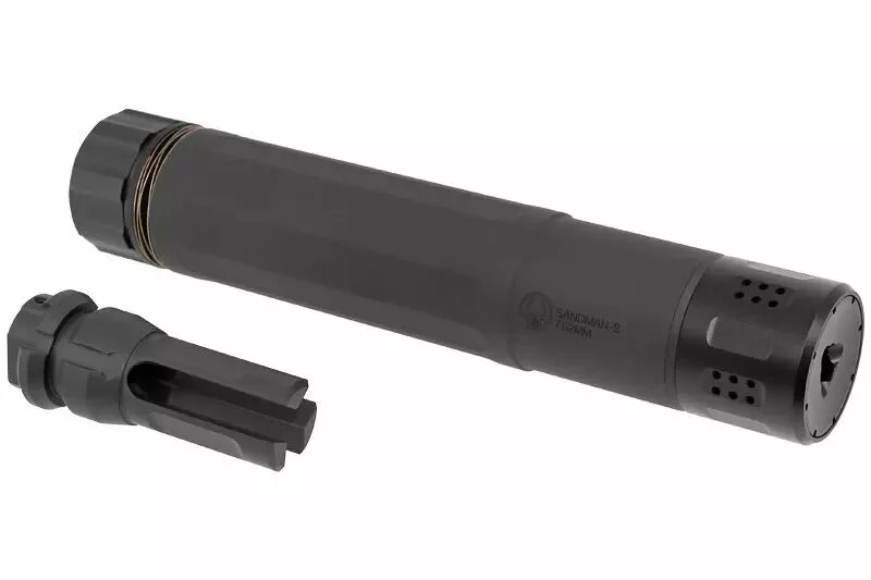 Silenciador SI-33 tipo S 7.62 QD Negro 14mm CCW RGW