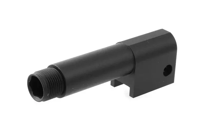 Cañón Exterior 2 Vías SAS Metal Negro para MK23 GBB Tokyo Marui Nine Ball