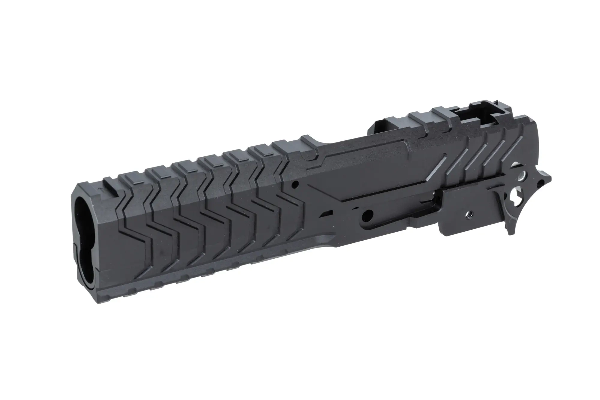 5KU Kit de cerradura y marco Matrix Style para réplicas Hi-Capa Negro