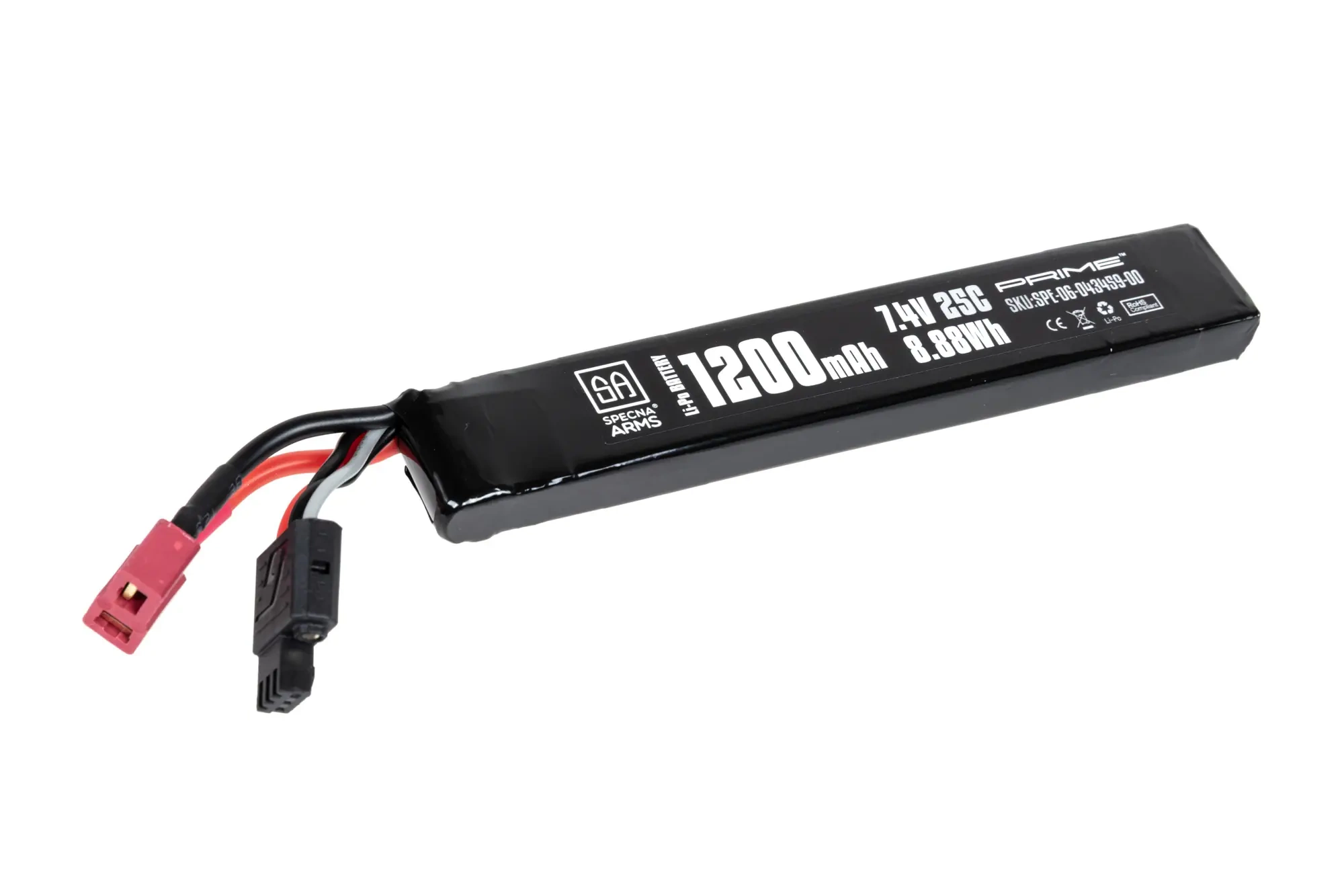 Acumulador Li-Po Specna Arms x Gens Ace 1200 mAh 25C 7.4V T-Deans G-Tech