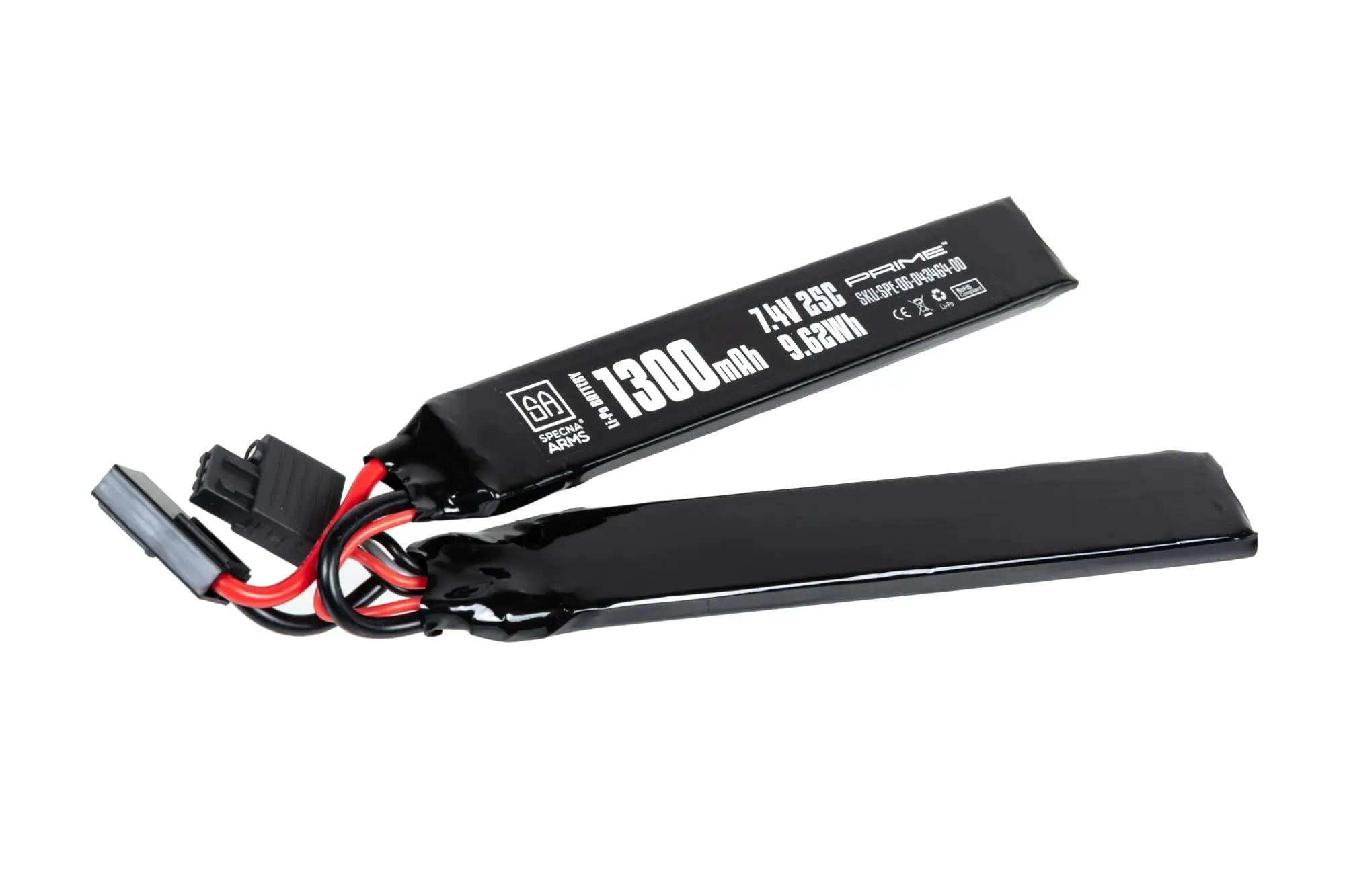 Acumulador Li-Po Specna Arms x Gens Ace 1300 mAh 25C de 2 módulos 7.4V Tamiya mini G-Tech
