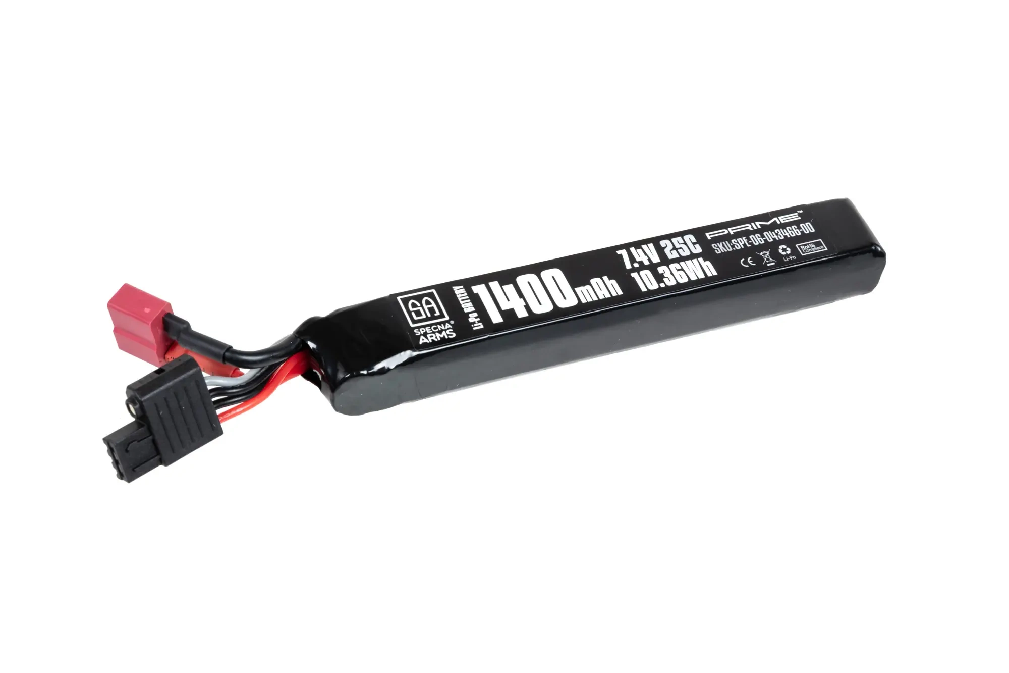 Acumulador Li-Po Specna Arms x Gens Ace 1400 mAh 25C 7.4V T-Deans G-Tech