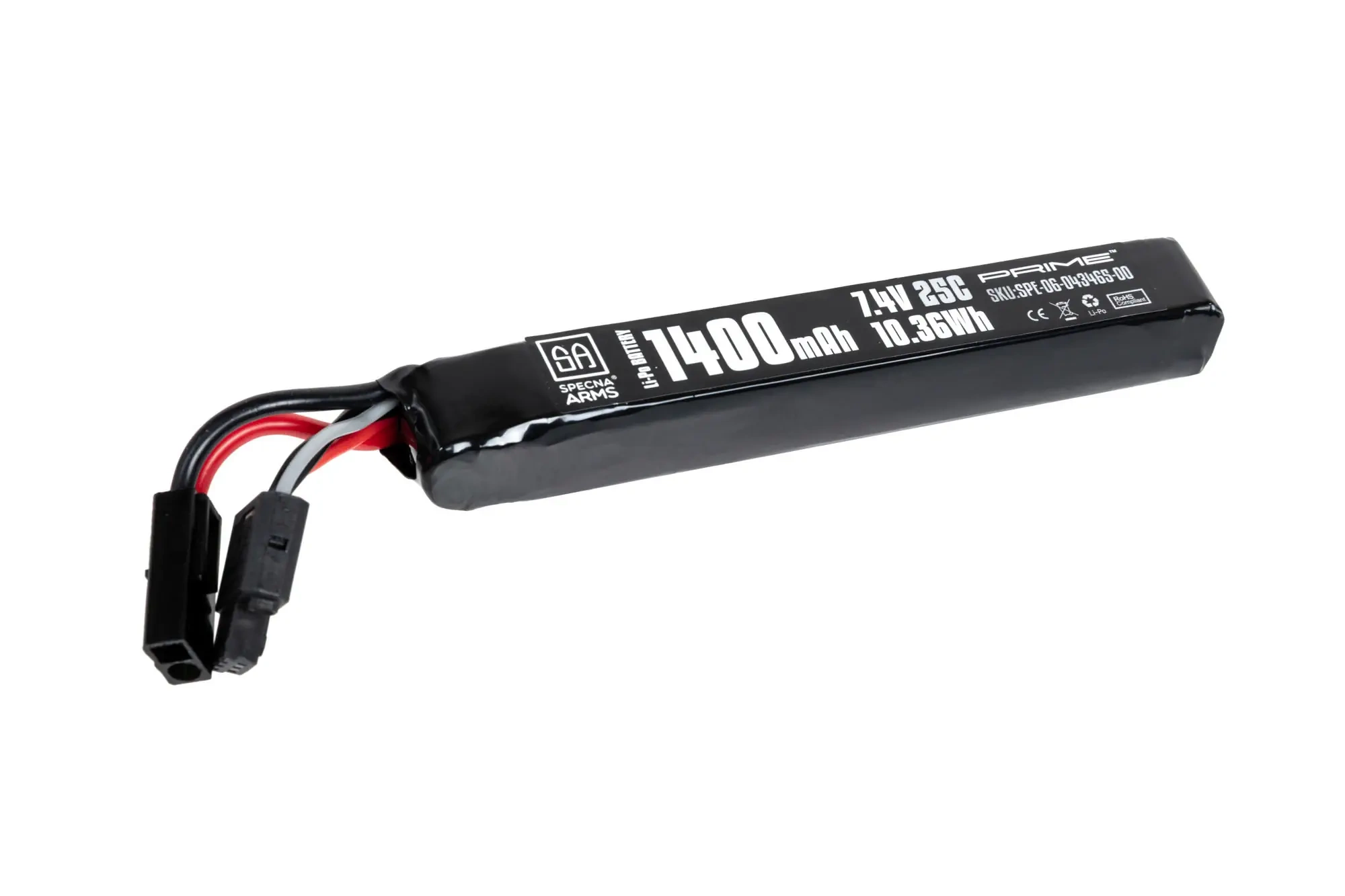 Acumulador Li-Po Specna Arms x Gens Ace 1400 mAh 25C 7.4V Tamiya mini G-Tech