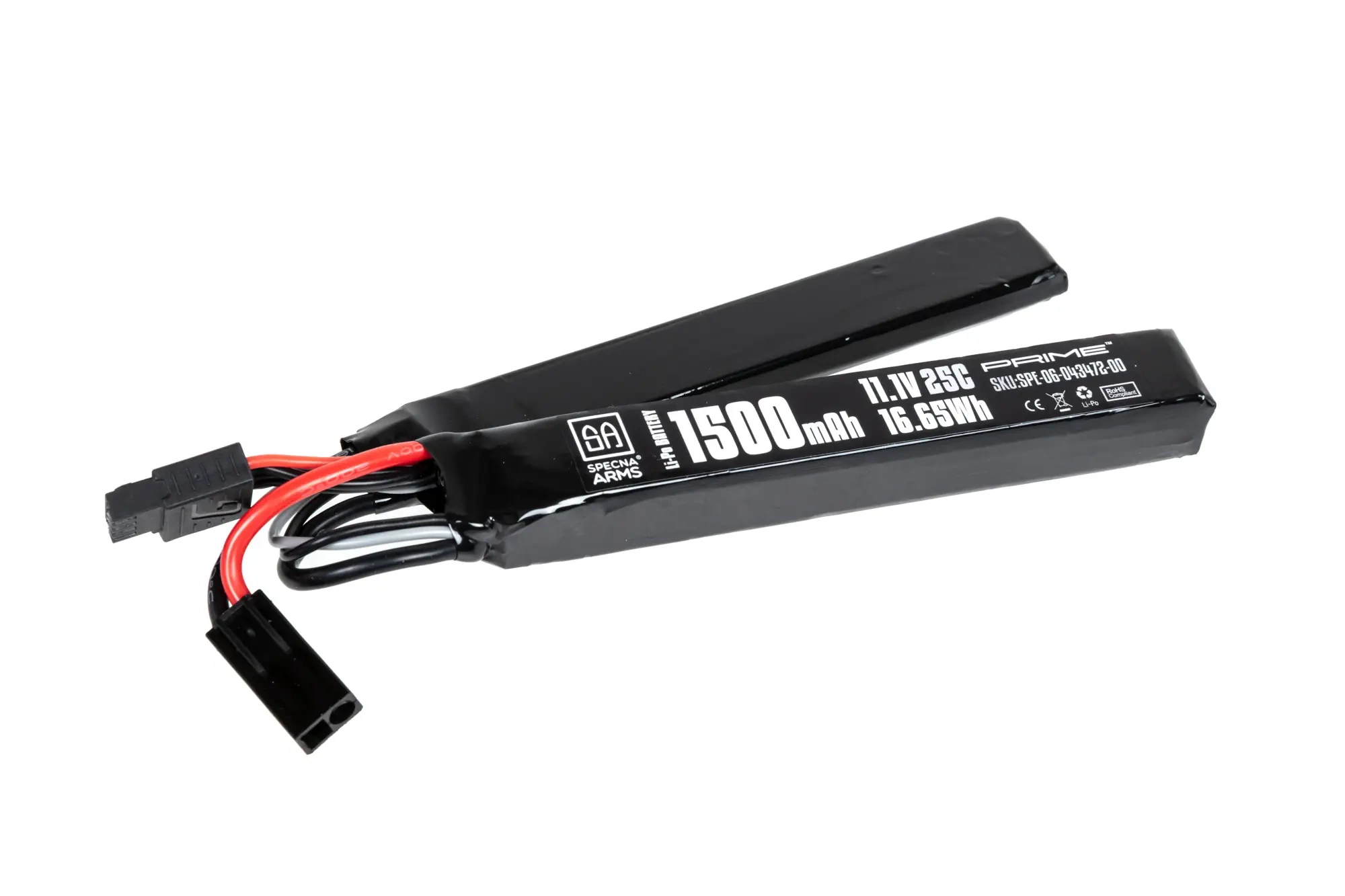Acumulador Li-Po Specna Arms x Gens Ace 1500 mAh 25C 2+1 11.1V Tamiya mini G-Tech