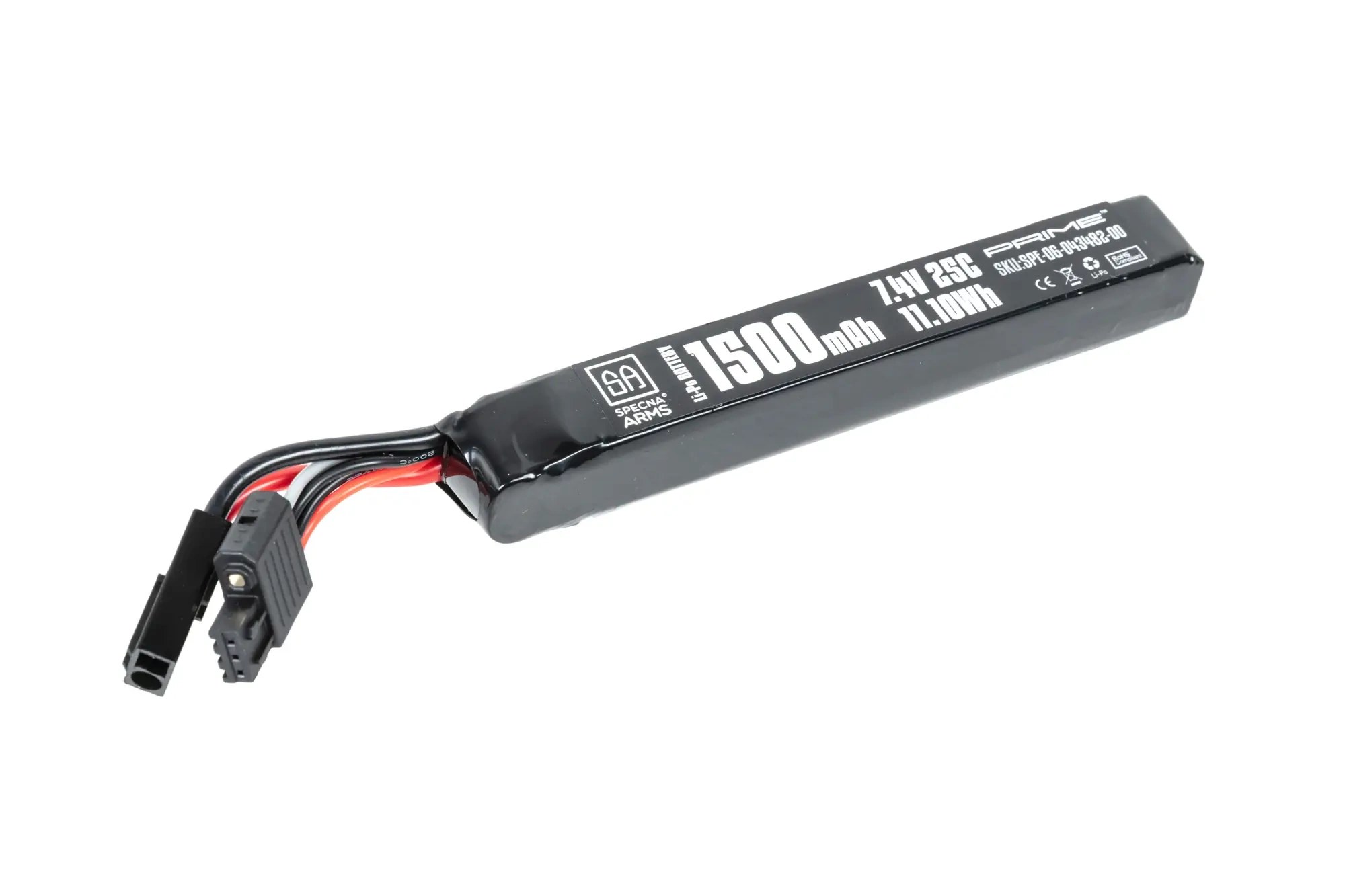 Acumulador Li-Po Specna Arms x Gens Ace 1500 mAh 25C 2S1P 7.4V Tamiya mini G-Tech