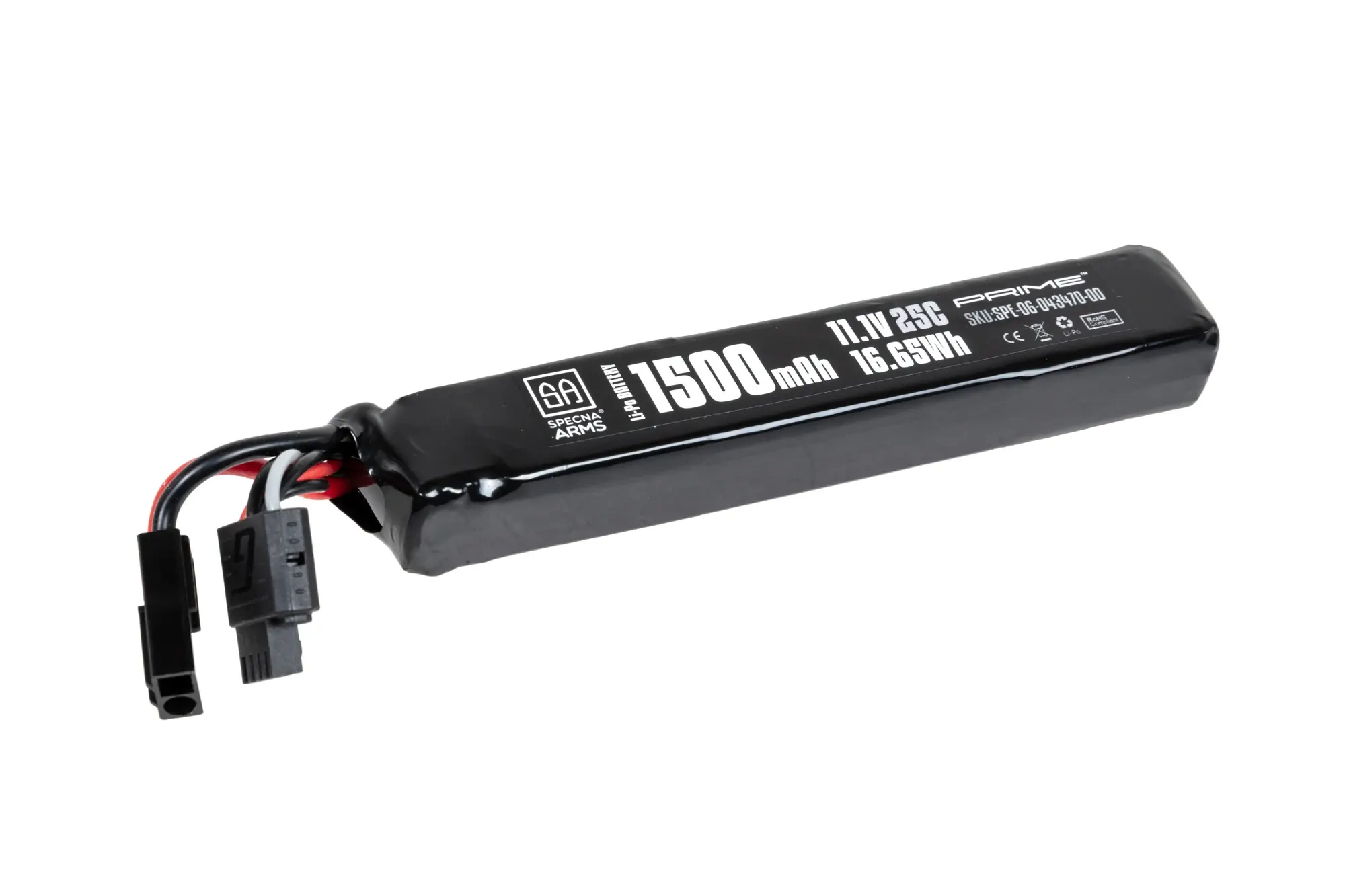 Acumulador Li-Po Specna Arms x Gens Ace 1500 mAh 25C 3S1P 11.1V Tamiya mini G-Tech
