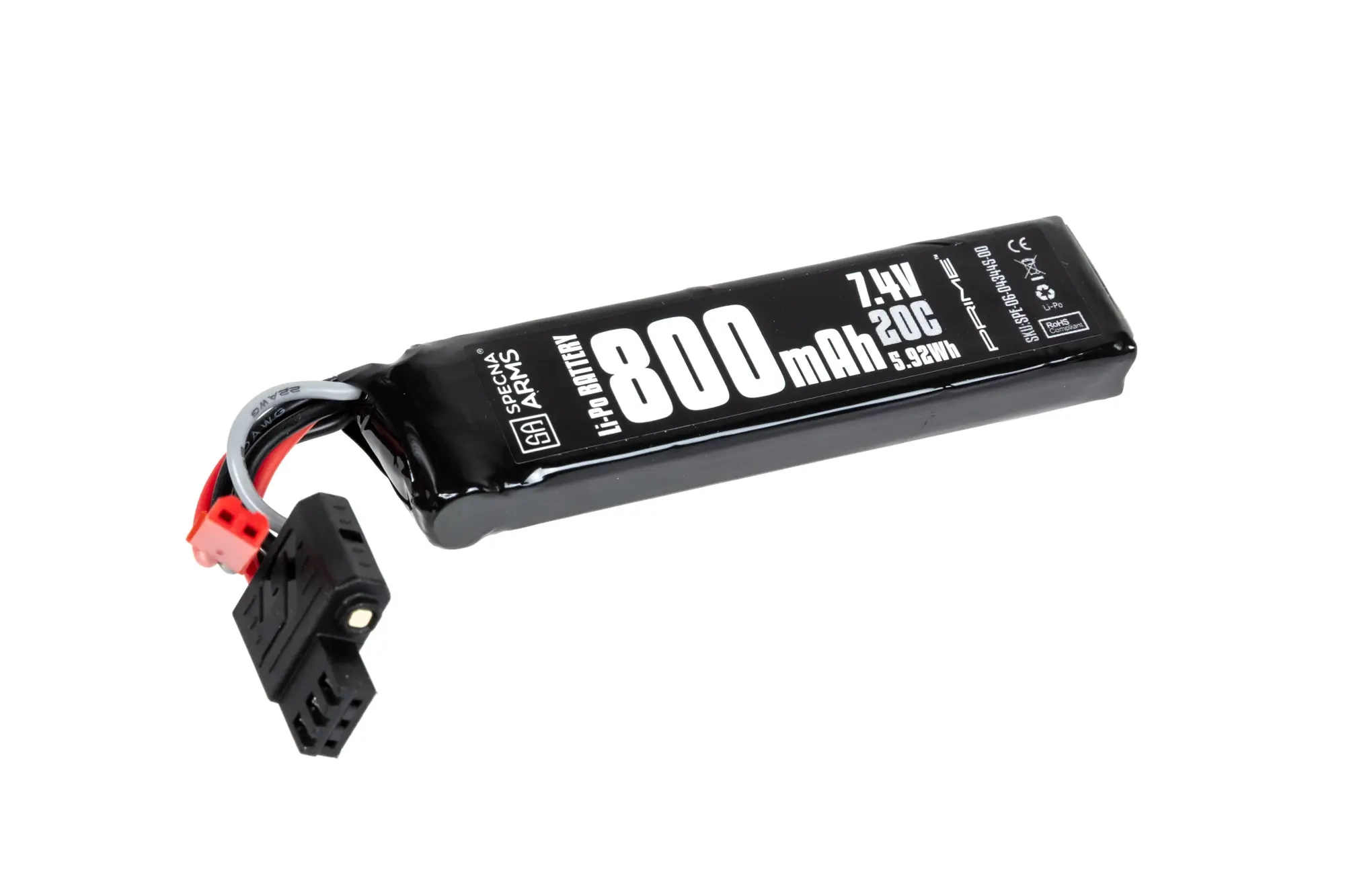 Acumulador Li-Po Specna Arms x Gens Ace 800 mAh 20C 7.4V JST G-Tech