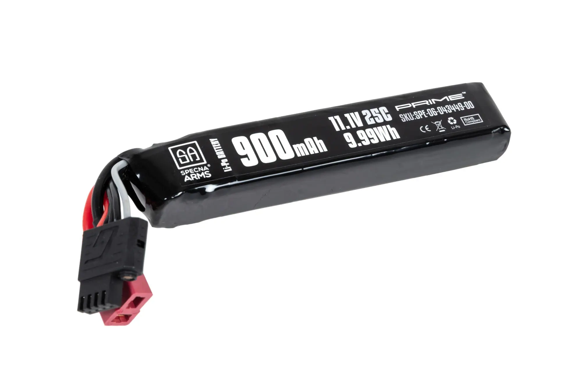 Acumulador Li-Po Specna Arms x Gens Ace 900 mAh 25C 11.1V T-Deans G-Tech