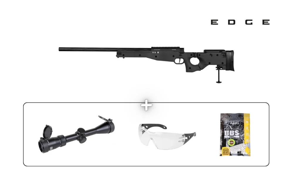 Airsoft Starter Pack – SA-S14 EDGE – Black