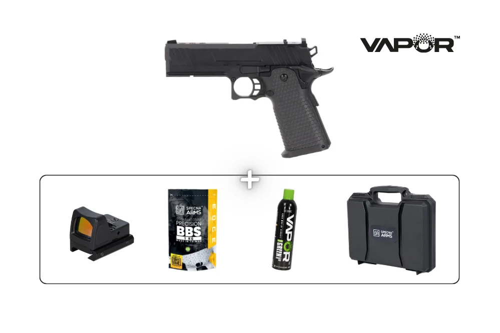 Airsoft Starter Pack – SA-VGP18 VAPOR Optics Ready – Black