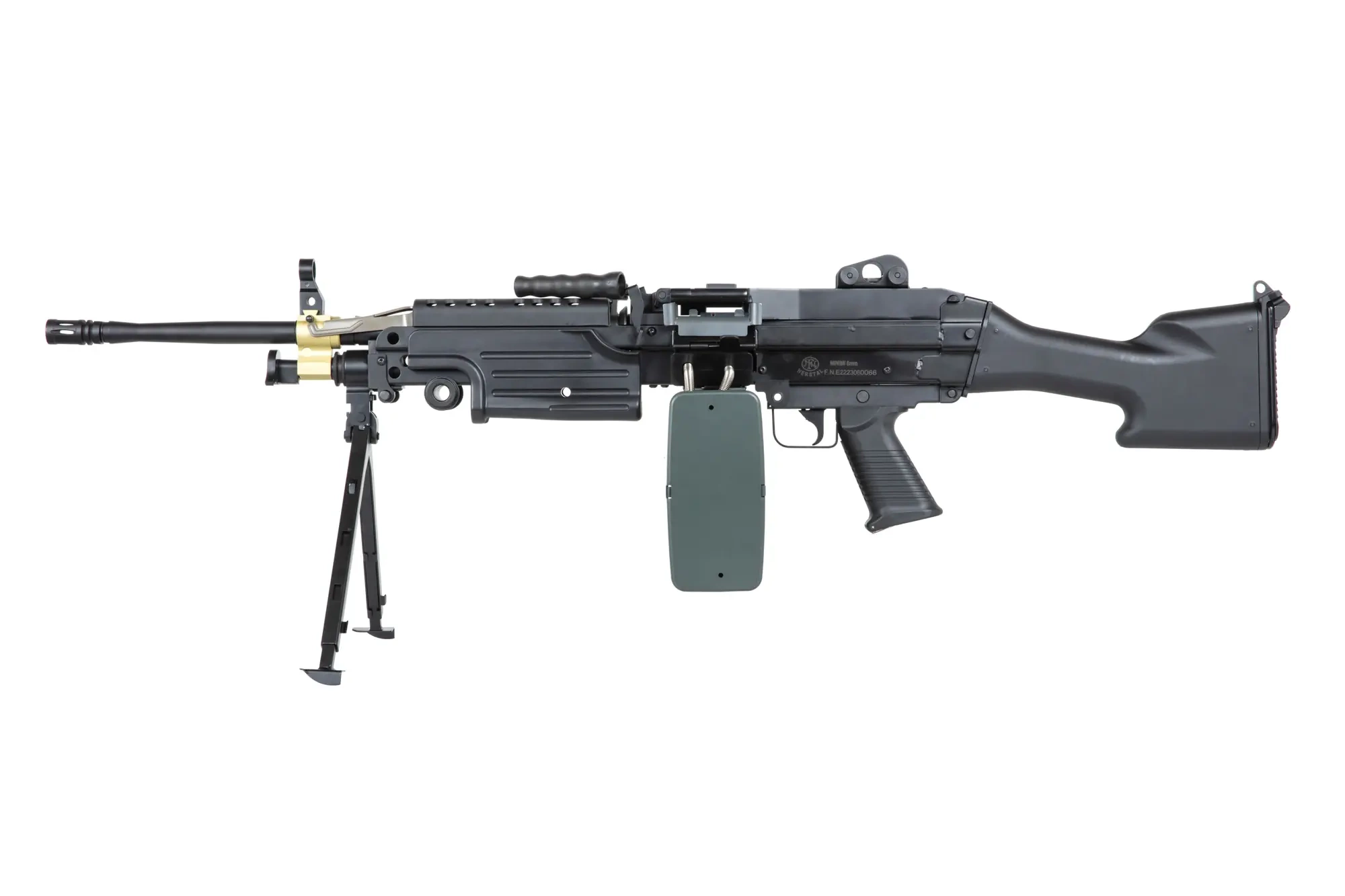 Ametralladora airsoft A&K Cybergun M249 MK2 Negra