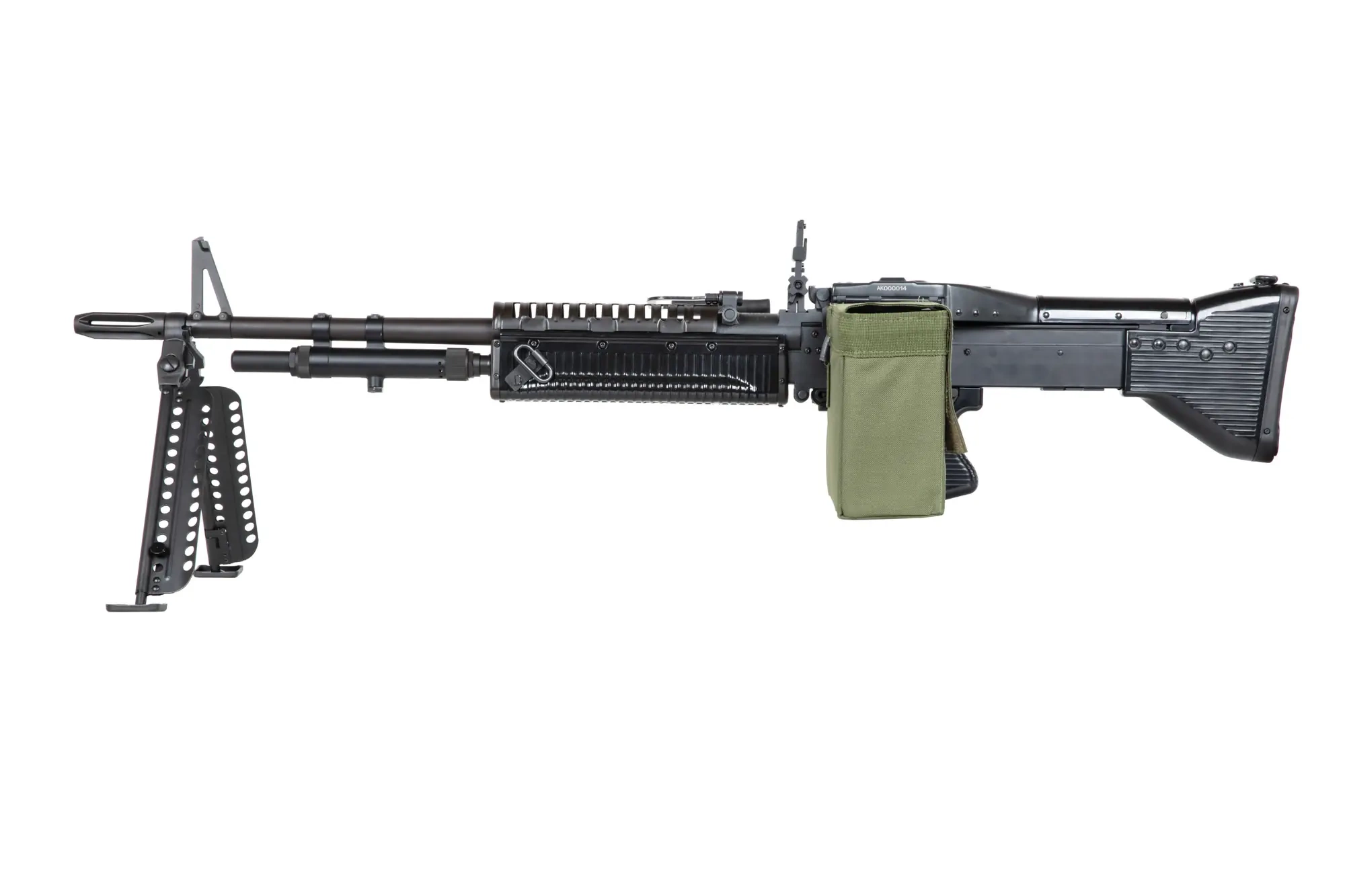 Ametralladora airsoft A&K M60N (red dotsión de acero)