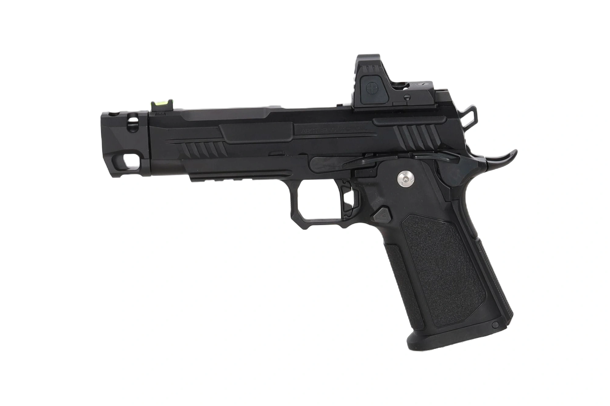 Arcturus Hi-Capa Vanguard 4.3" GBB Pistola (Optica Preparada/Collimator ARS-1/Compensator) - Negro
