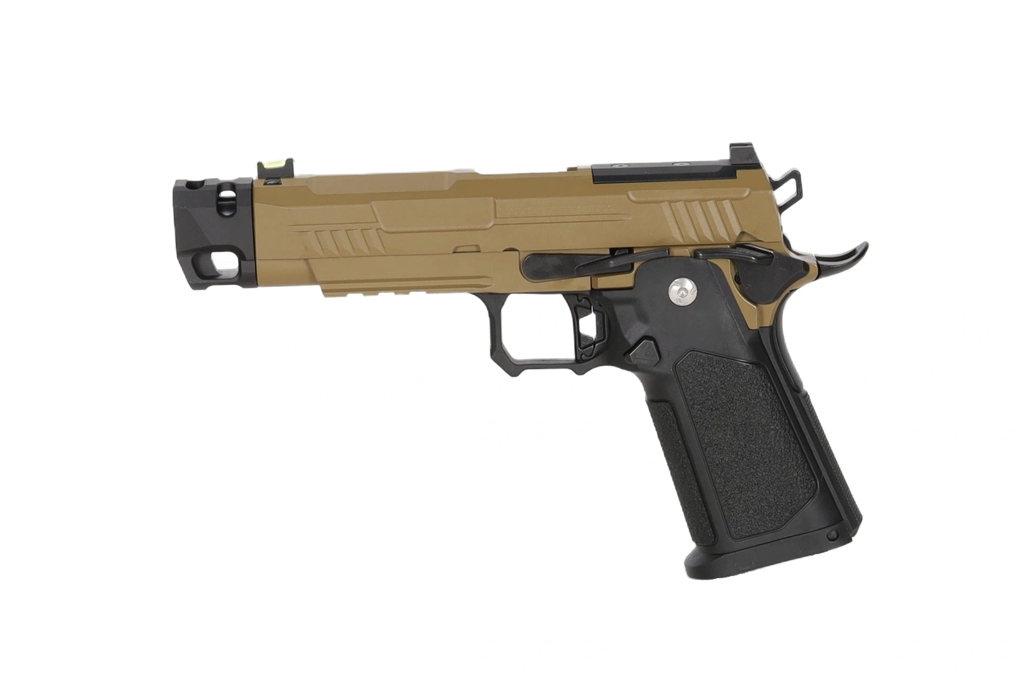 Arcturus Hi-Capa Vanguard 4.3" GBB Pistola (Optica Preparada/Compensador) - Half-Tan