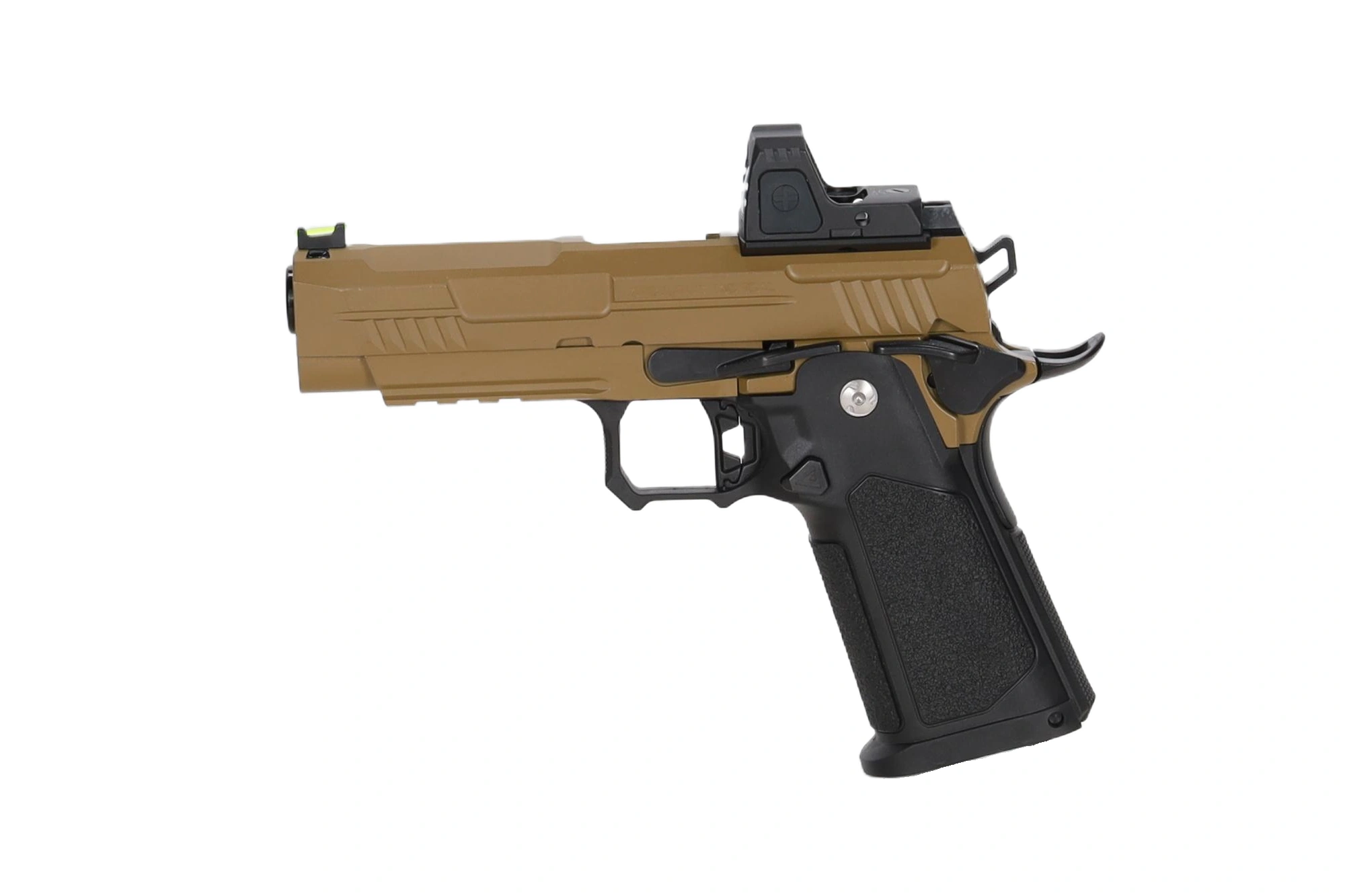 Arcturus Hi-Capa Vanguard 4.3" GBB Pistola (Optics Ready/Kolimator ARS-1) - Half-Tan