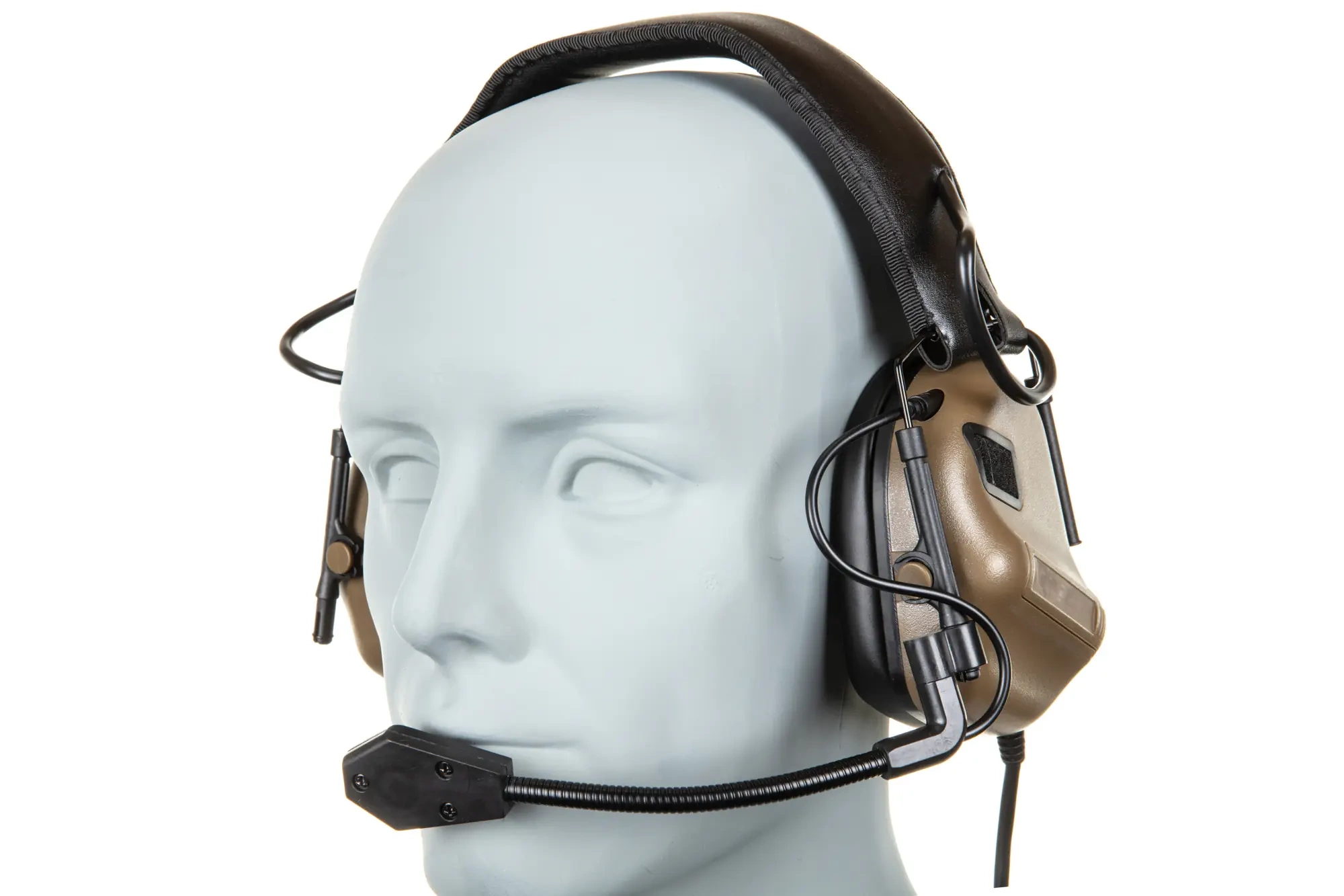 Auriculares tácticos Wosport HD-08 Gen. 5 Tan