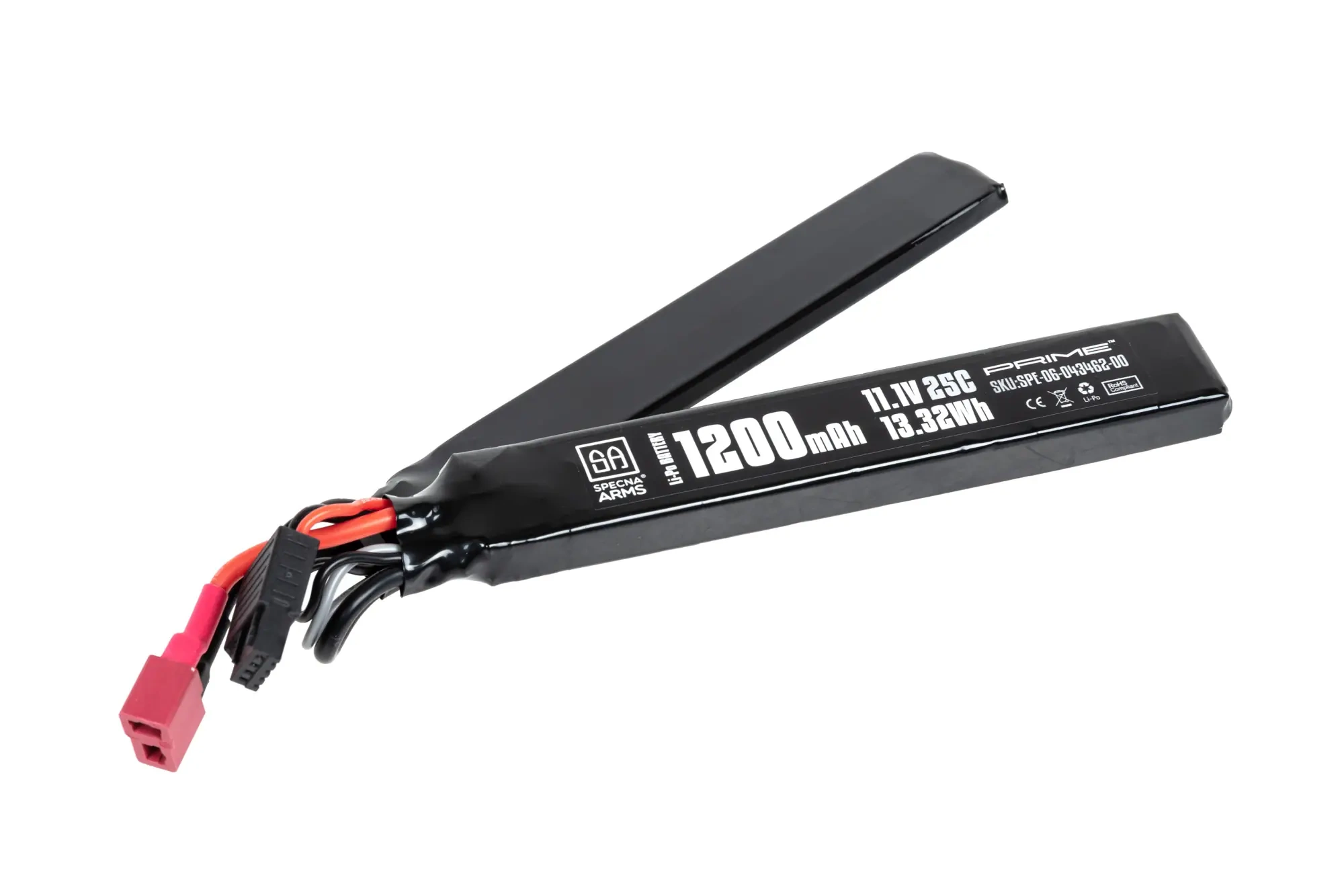 Batería Li-Po Specna Arms x Gens Ace 1200 mAh 25C 2+1 11.1V T-Deans G-Tech