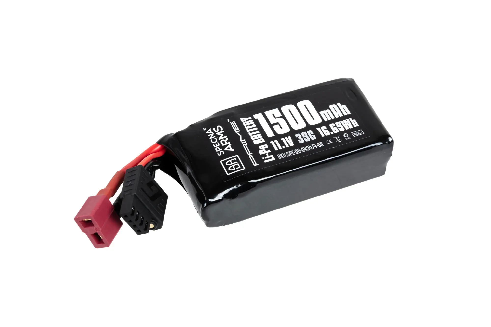 Batería Li-Po Specna Arms x Gens Ace 1500 mAh 35C PEQ 11.1V T-Deans G-Tech