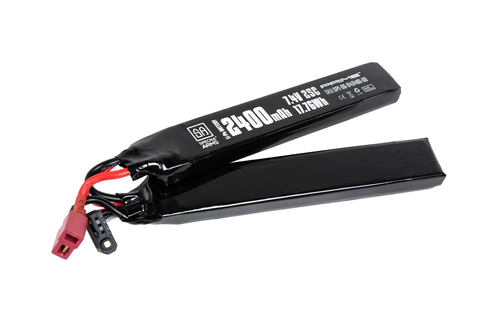 Batería Li-Po Specna Arms x Gens Ace 2400 mAh 25C 2 módulos T-Deans G-Tech