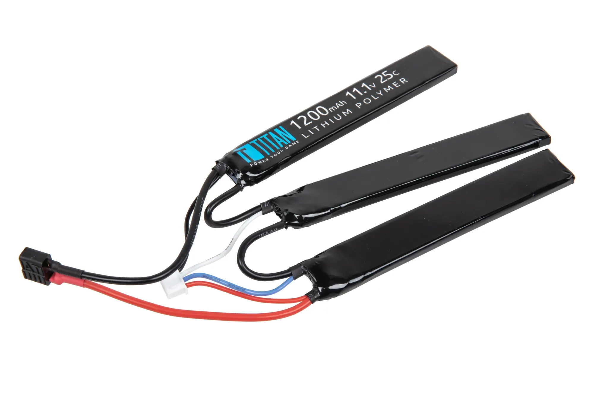 Batería Li-Po Titan 1200mAh 11.1V 25C Deans 3 módulos