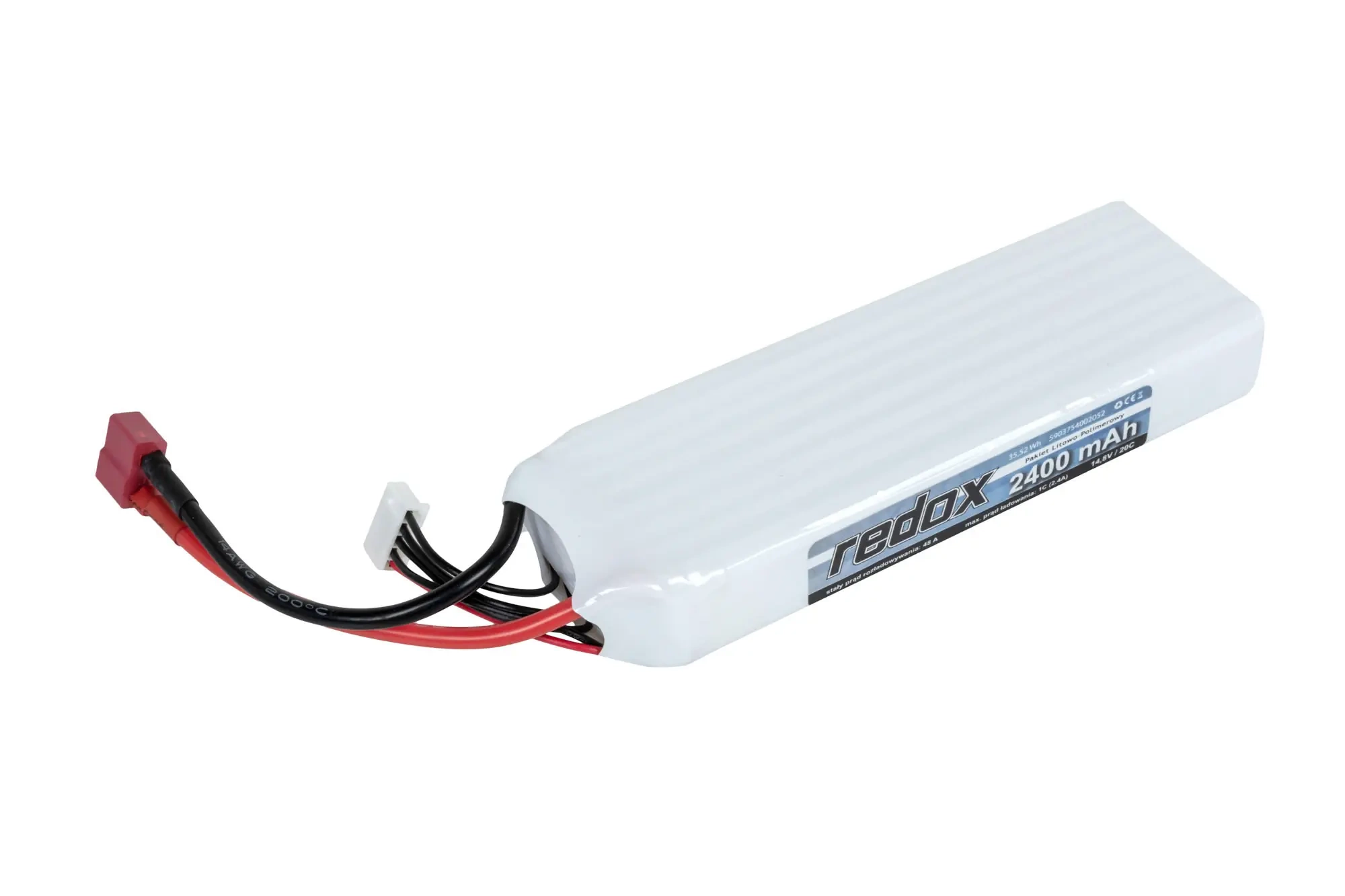 Batería LiPo Redox 2400 mAh 14,8 V 20C Dean