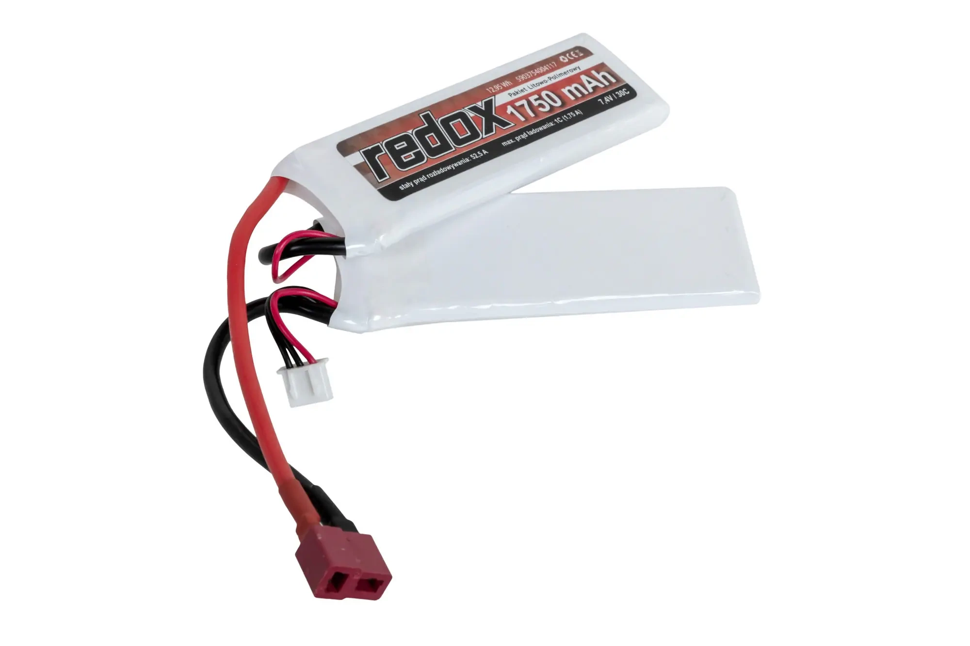 Batería Redox 1750 mAh 7,4 V 30C LiPo (1+1) Dean