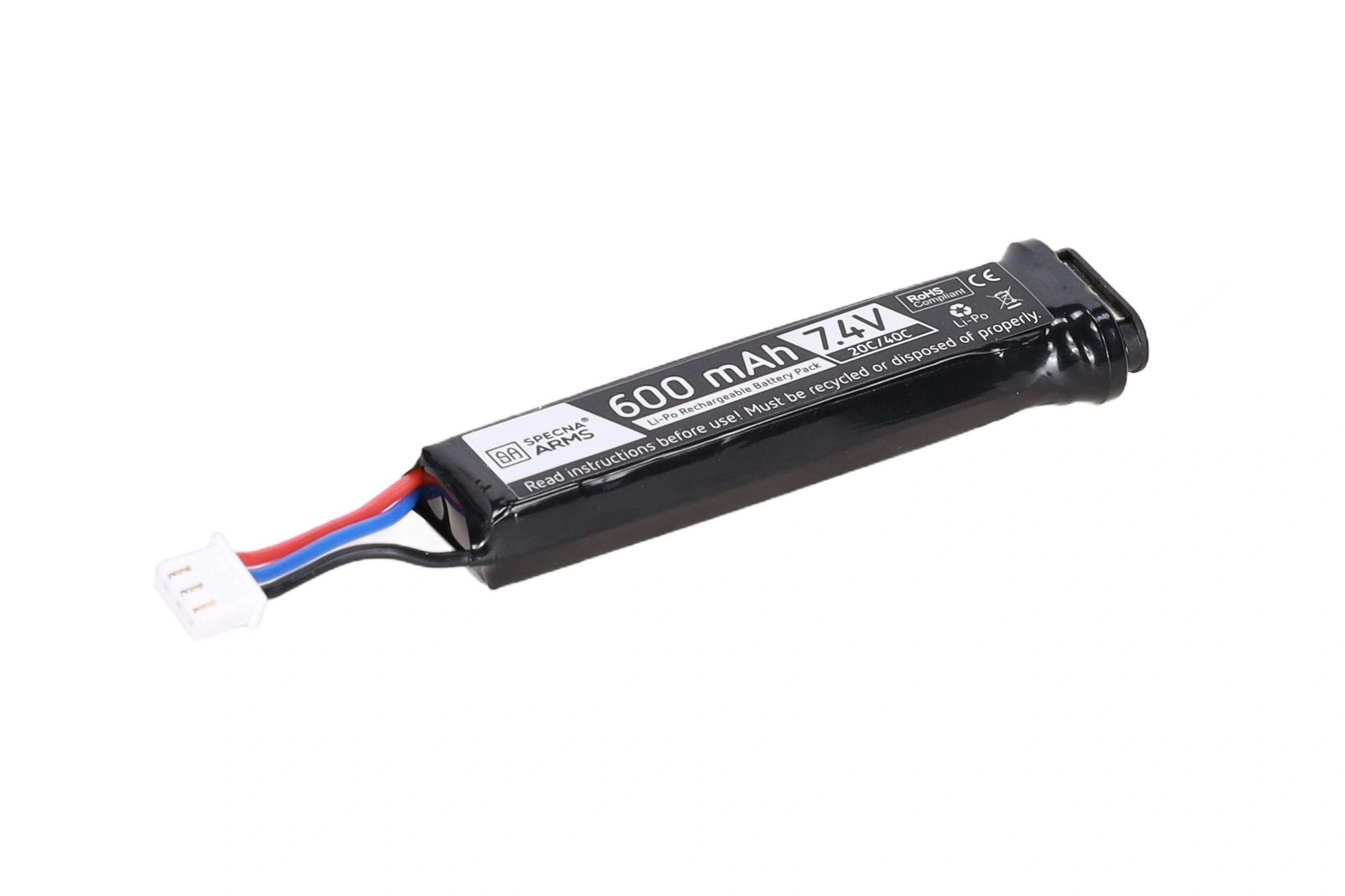 Batería Specna Arms 600mAh 20C 7.4V AEP LiPo