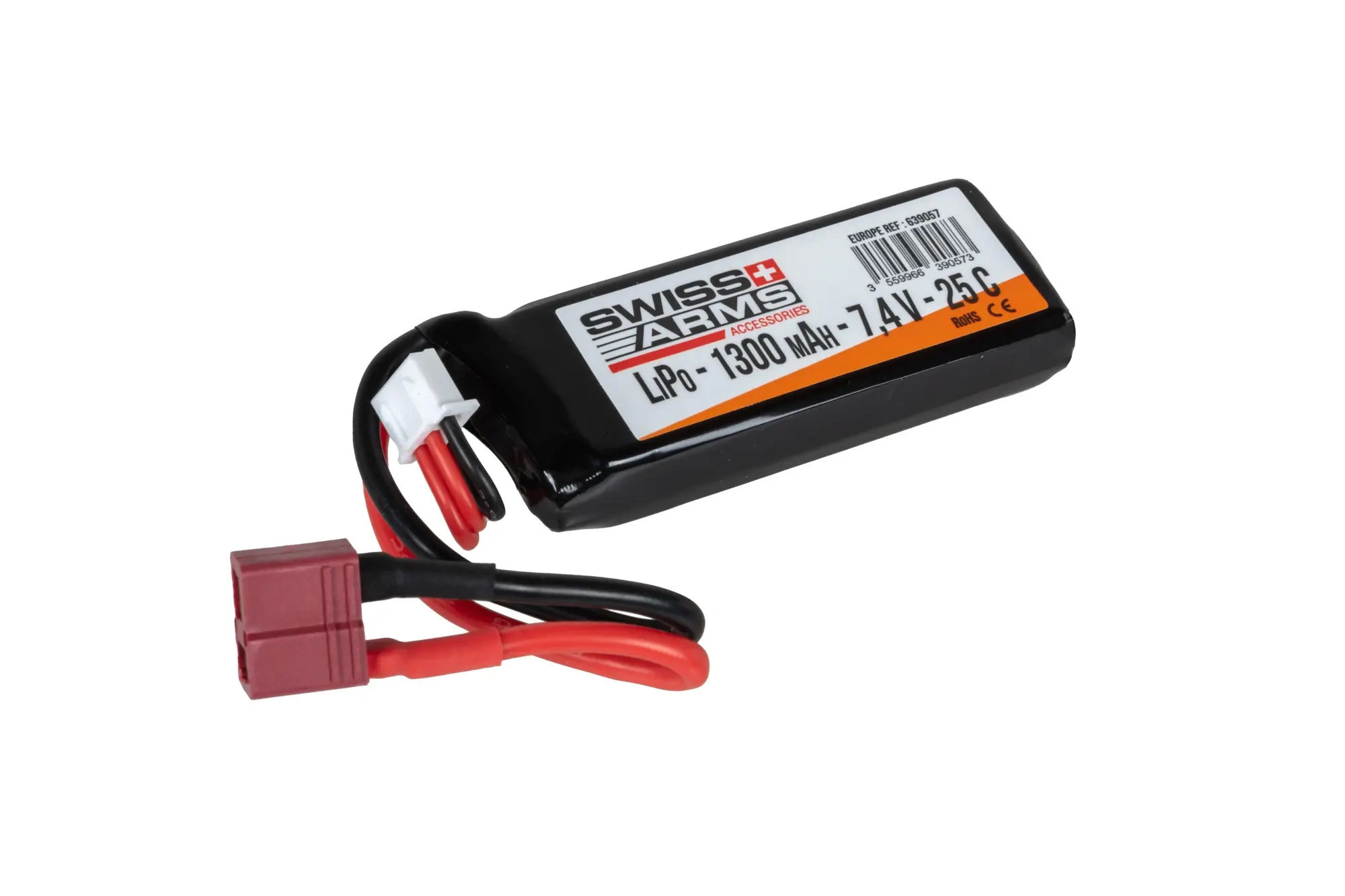 Batería Swiss Arms Li-Po 1300 mAh 7,4 V 25C T-Dean