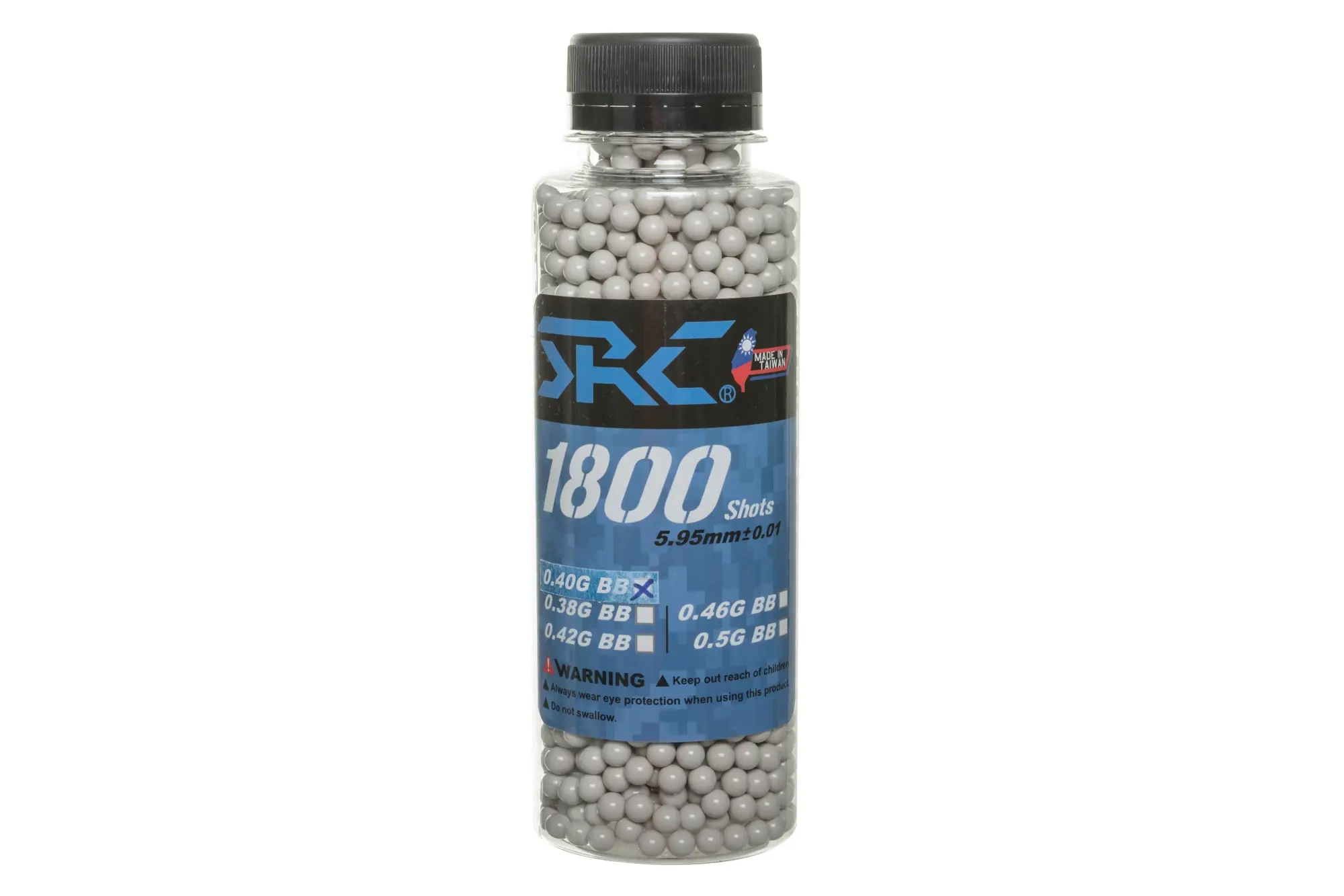 Bolas SRC 0,4 g frasco 1800 unid. Blanco