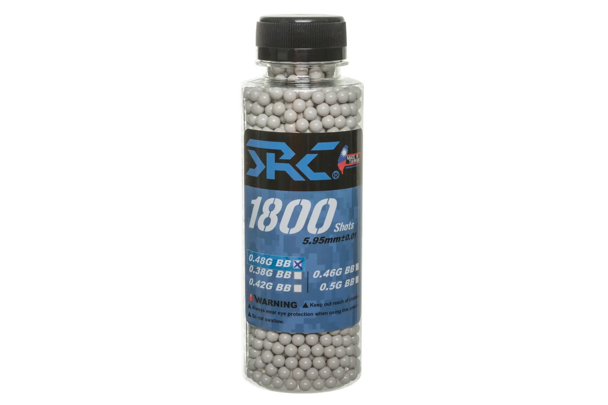 Bolas SRC 0,48 g frasco 1800 unid. Blanco