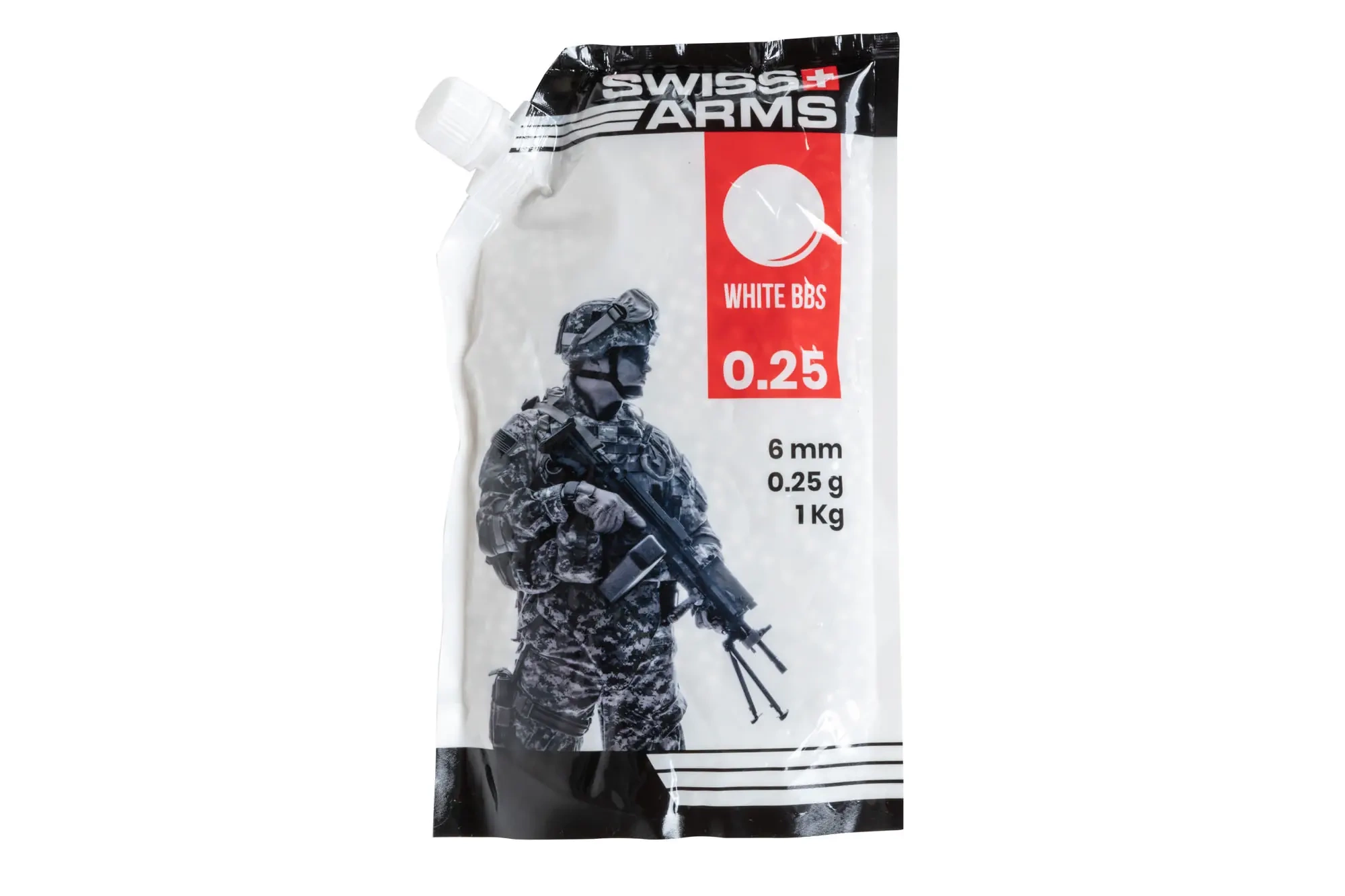 Bolas Swiss Arms 0,25 g 1 kg Blanco