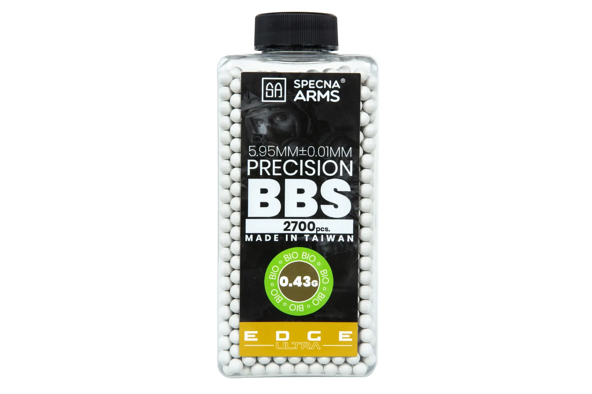Bolas de airsoft Precisión 0,43g Specna Arms EDGE ULTRA™ BIO 2700 uds Blanco