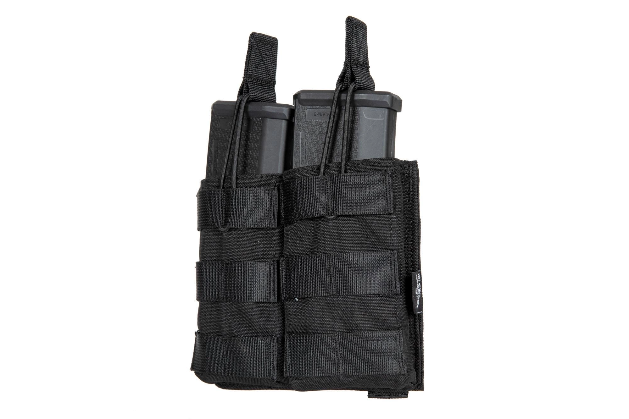 Bolsa doble MOLLE para 2 cargadores tipo M4/M16 - negro