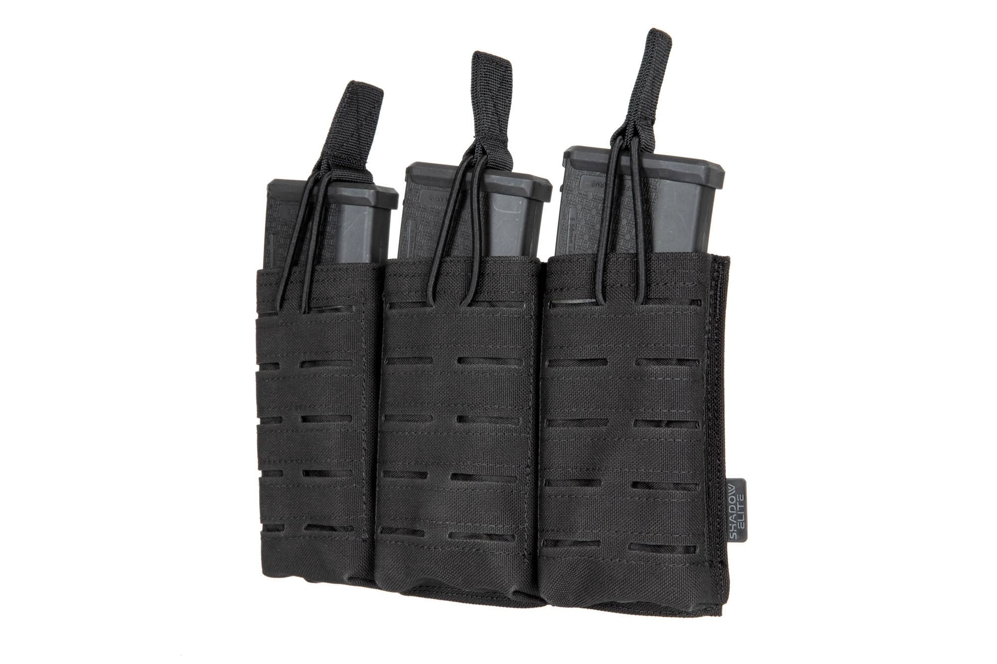 Bolsa triple RAPID RESPONSE M4/AK - negra
