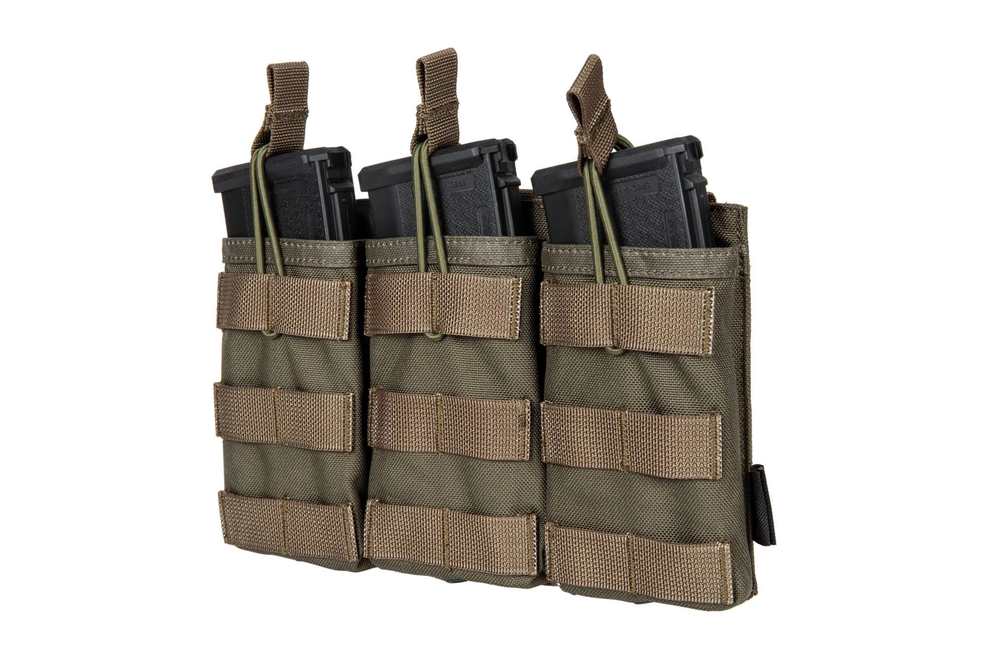 Bolsa triple universal en cargadores - Verde Ranger