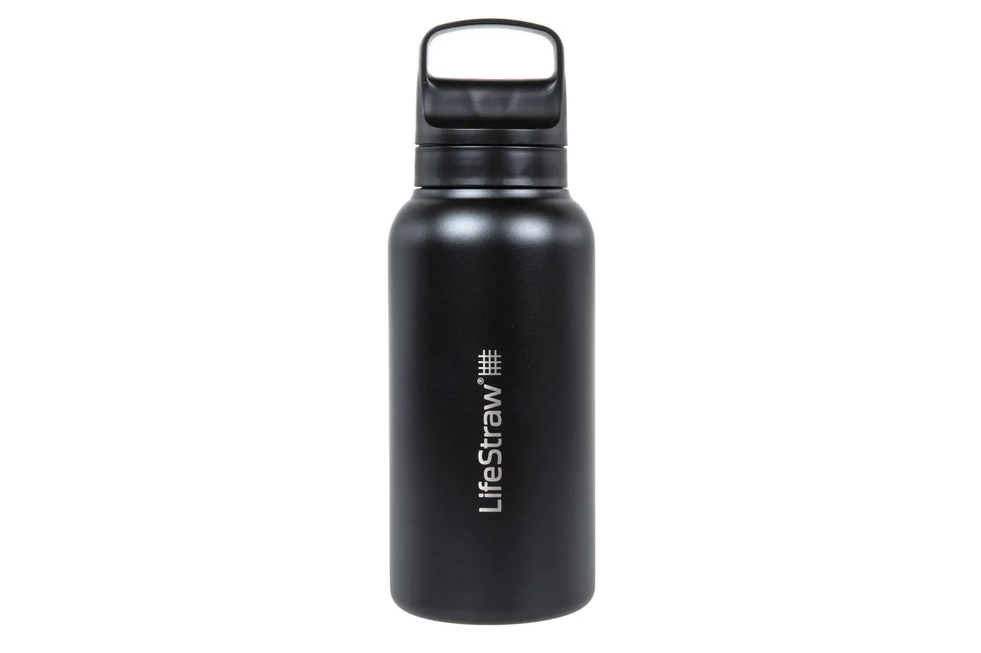 Botella de acero con filtro de agua LifeStraw Go 2.0 1000 ml Negra