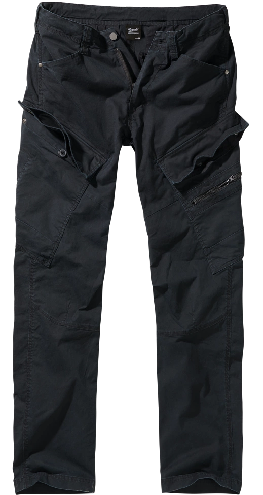 Brandit Adven Slim Fit Pantalones Negro