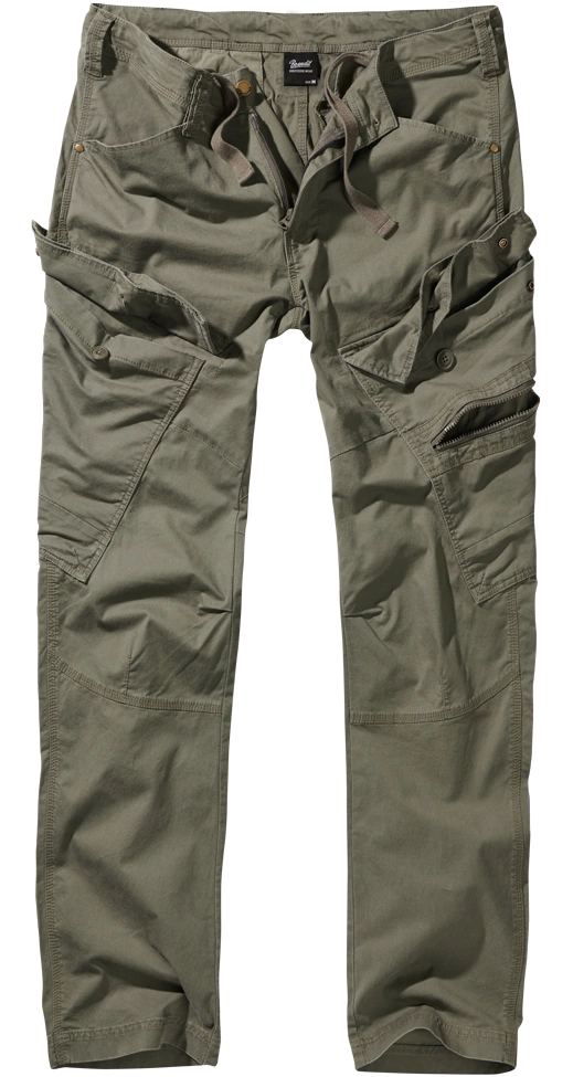 Brandit Adven Slim Fit Pantalones Oliva