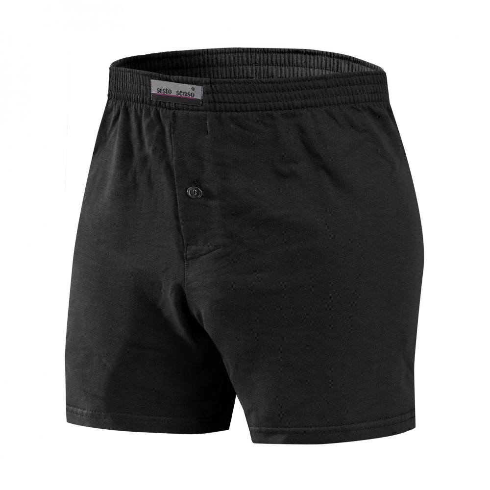 Calzoncillos bóxer para hombre Sesto Senso BM01 Panther Negro