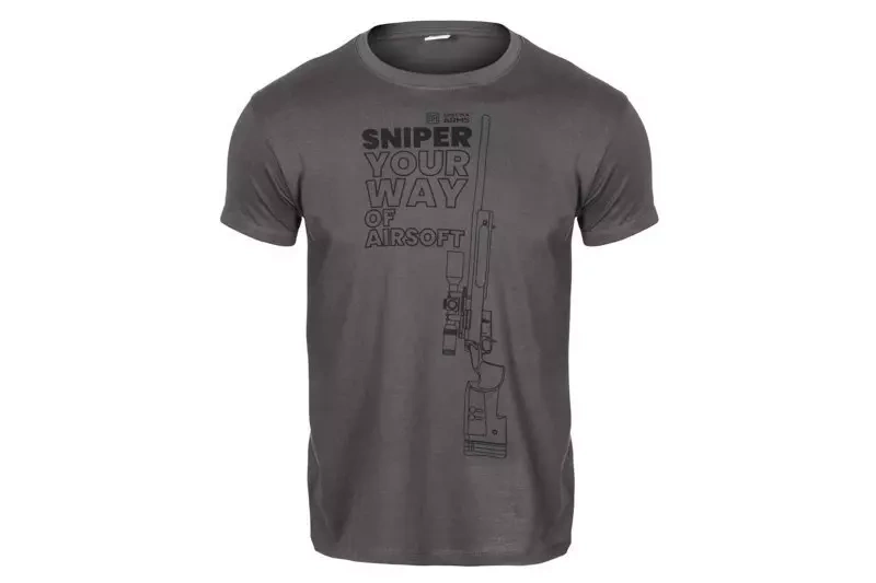Camiseta Specna Arms - Your Way Of Airsoft 03 - gris/negro