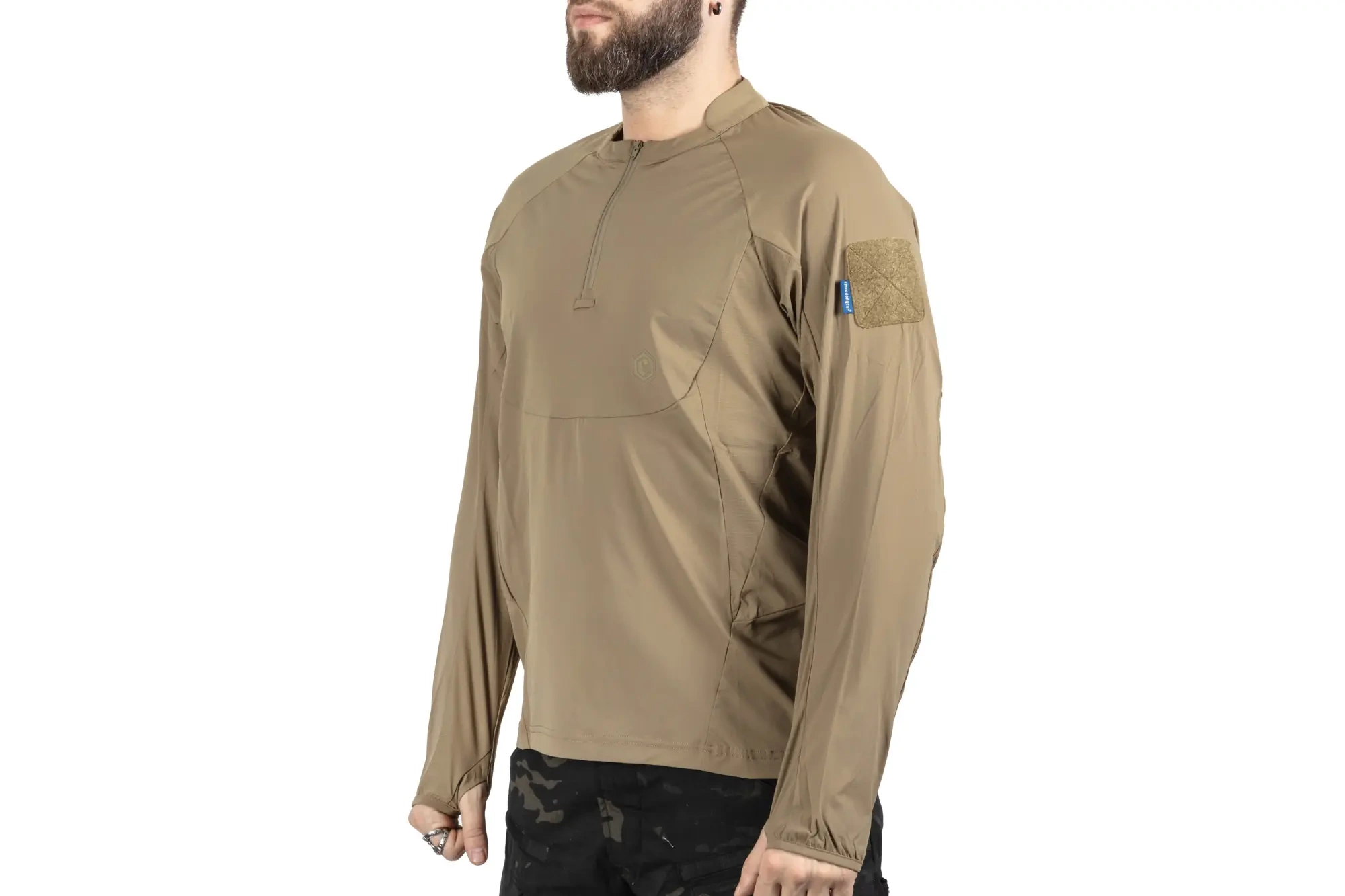 Camiseta térmica Emerson Gear Blue Label Hunter Sun Protection Caqui