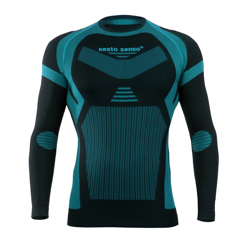 Camiseta térmica de manga larga Sesto Senso Thermo Active CL16 Negro-azul