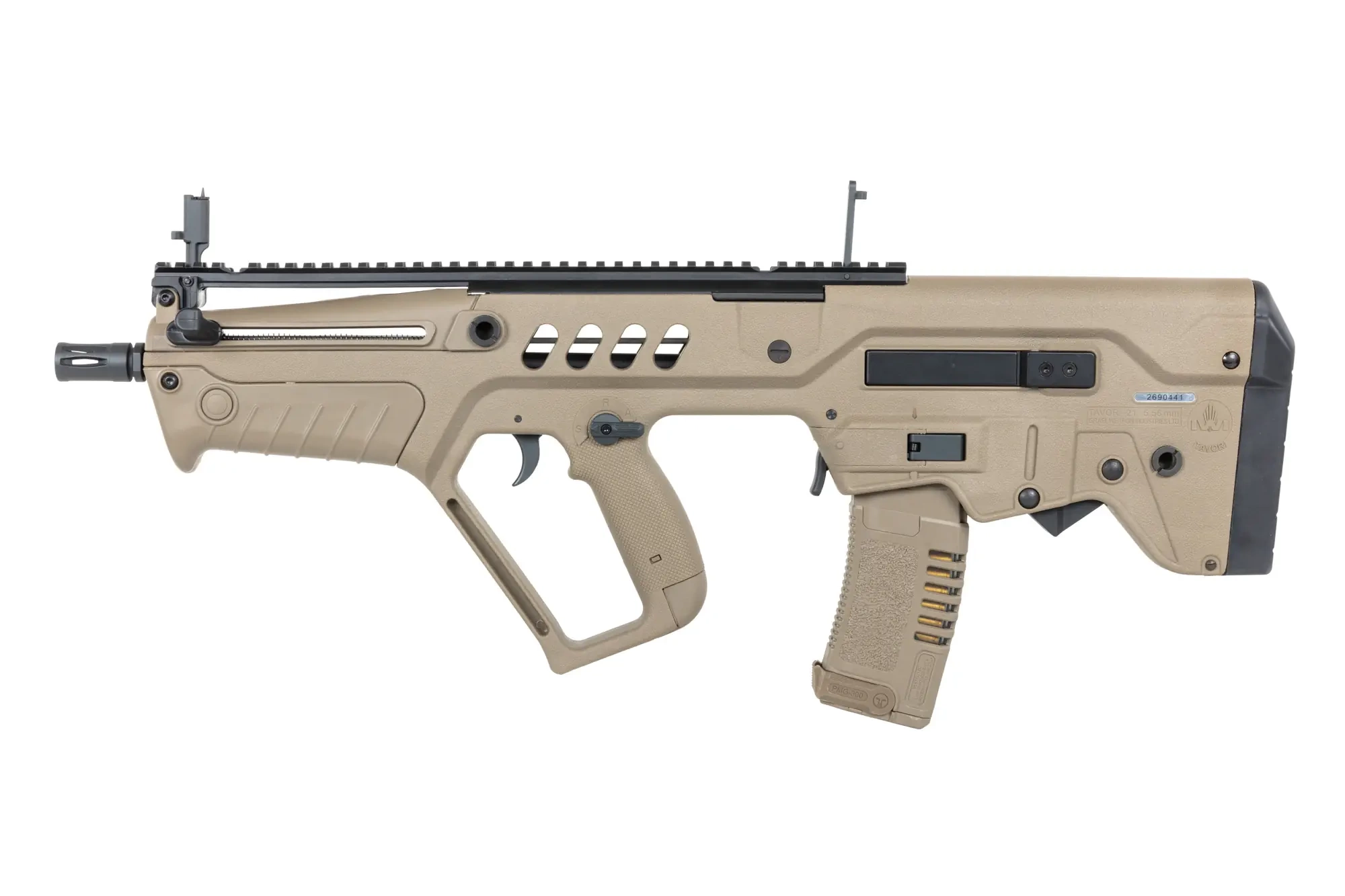 Carabina Ares T21 AR-066-E airsoft Tierra Oscura Plana
