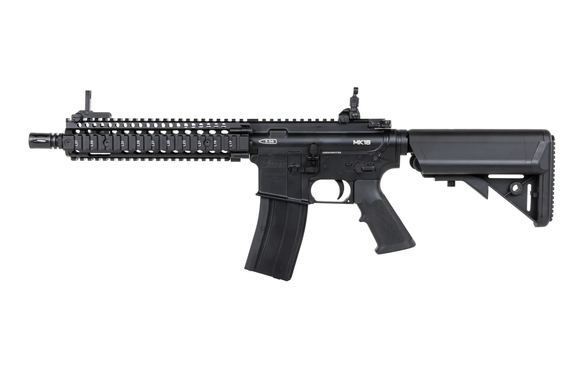Carabina Golden Eagle Daniel Defense MK18 MC6593M GBB airsoft Negra