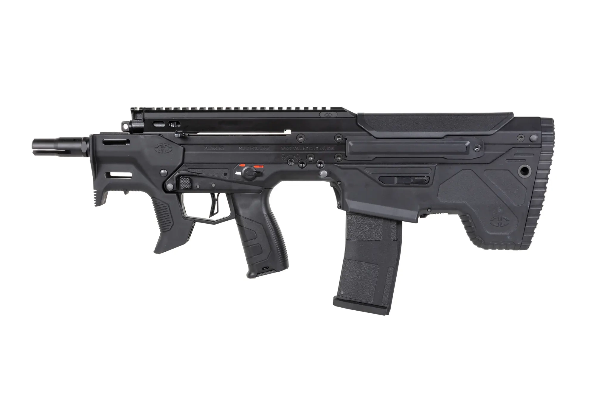 Carabina Silred dotback x Desert Tech MDRX Micron V3 airsoft Negra