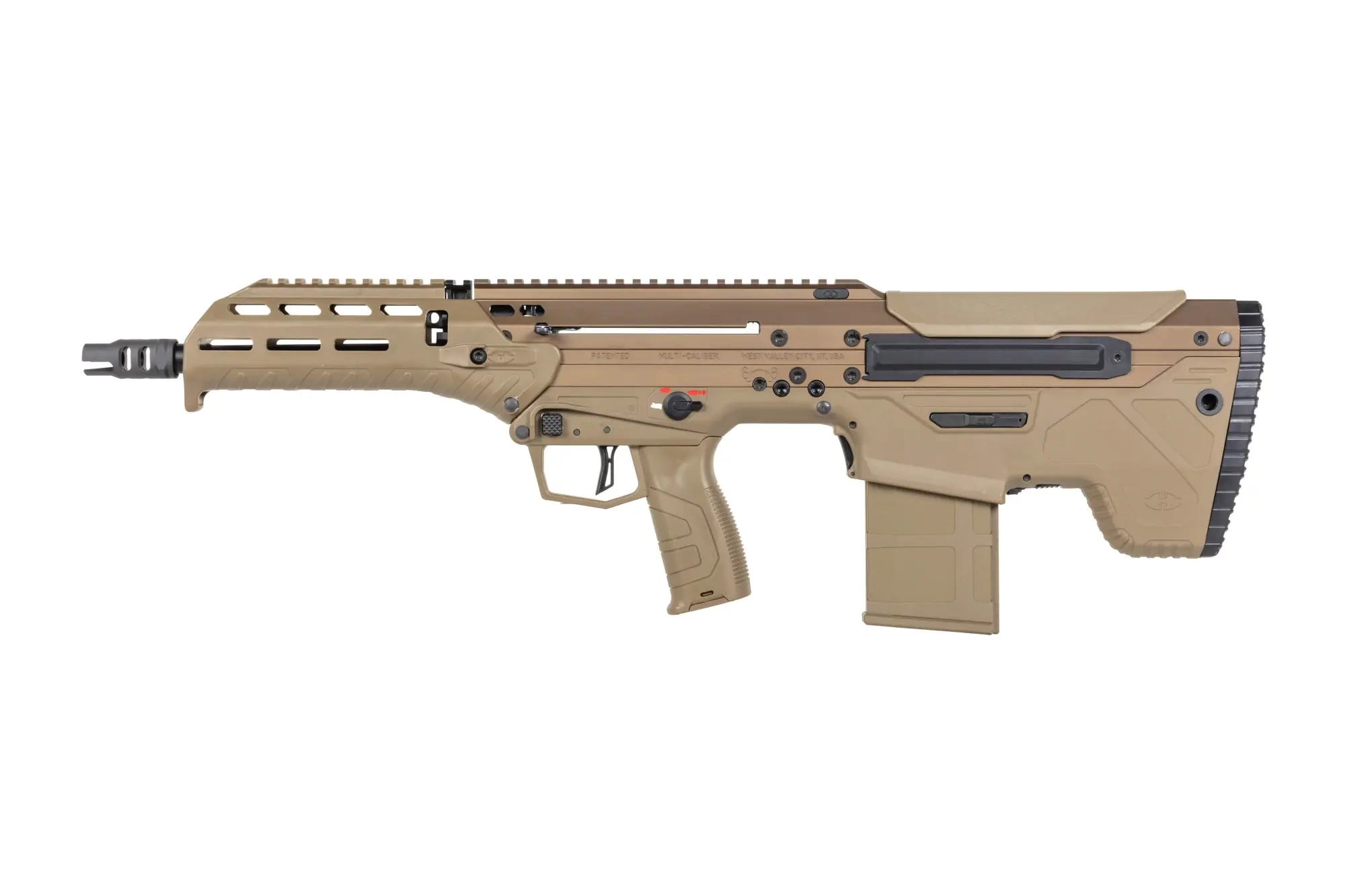 Carabina Silred dotback x Desert Tech MDRX V3 Flat Dark Earth airsoft