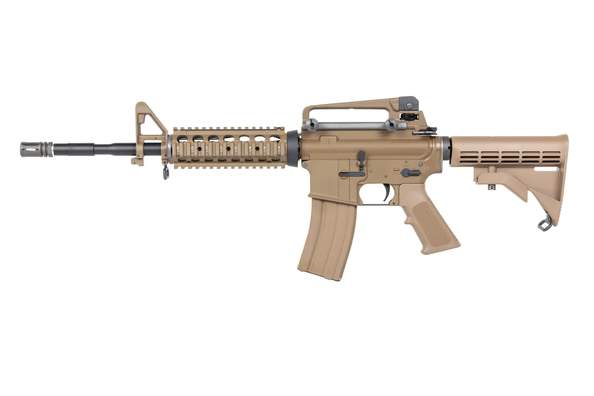 Carabina WE M4 RIS R-M001 GBBR Gen. 3 Tan airsoft