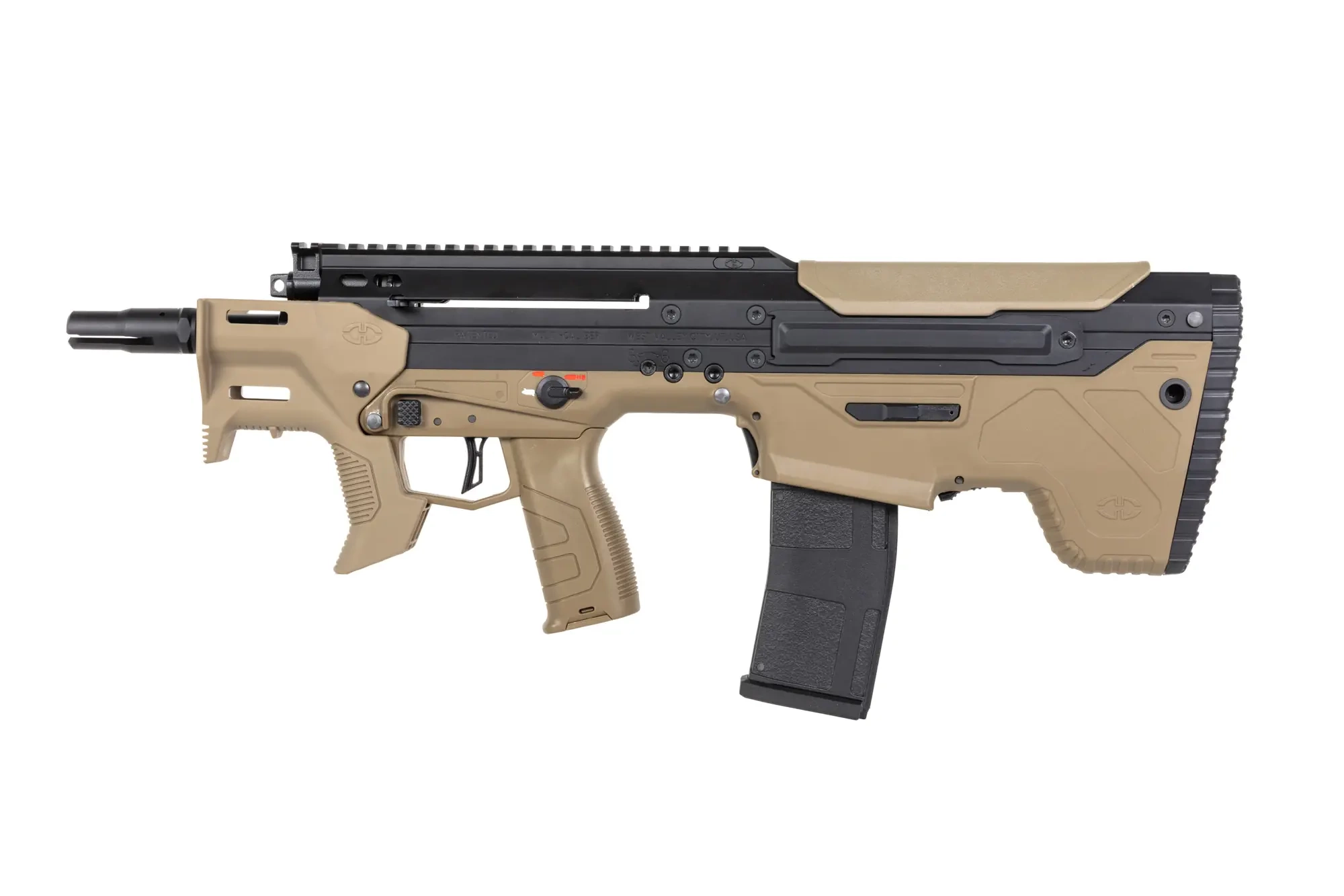 Carabina airsoft Silred dotback x Desert Tech MDRX Micron V3 Half-Tan