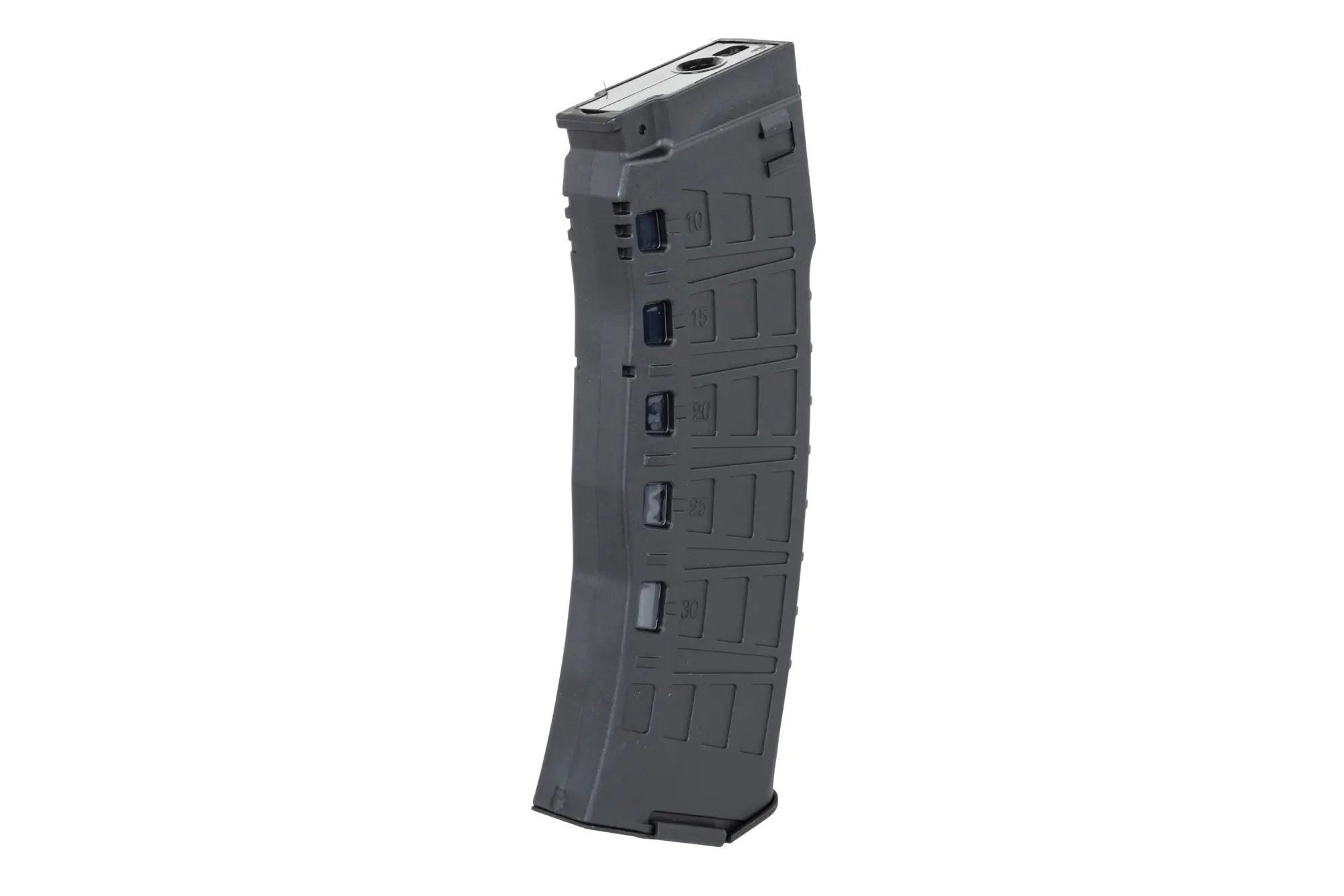 Cargador Mid-Cap 130/ 30 cartuchos Arcturus EMM AK12 Variable-Cap para réplicas AK Negro