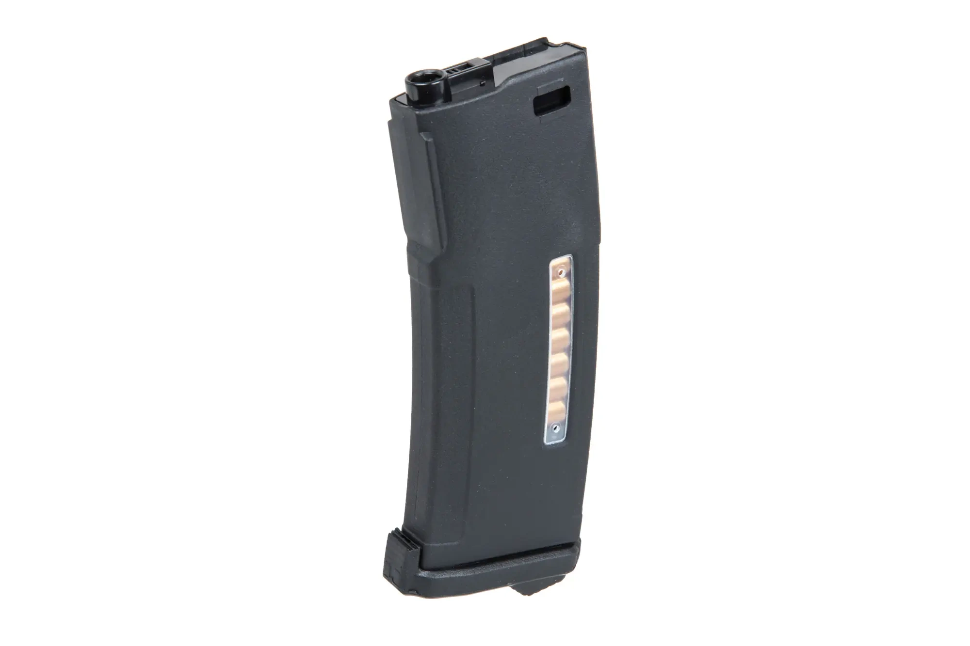 Cargador Mid-Cap de polímero para 175 perdigones Tornado con cartuchos ficticios para réplicas M4/M16 Negro